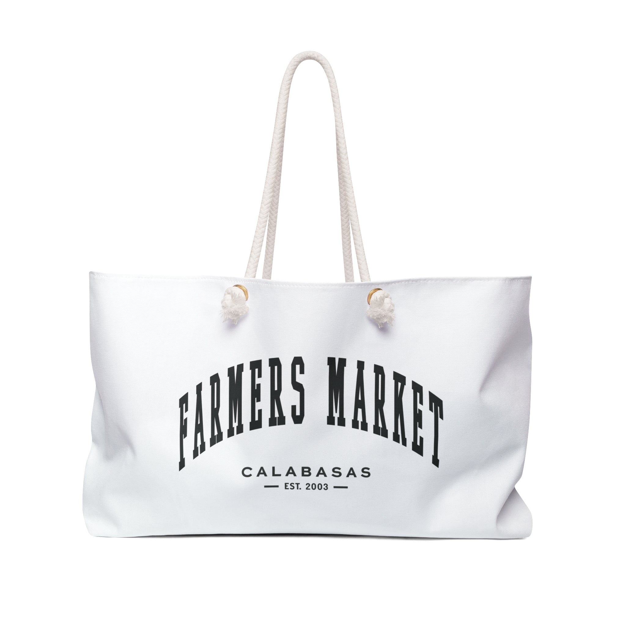 Calabasas Weekender Tote (Small City Text)