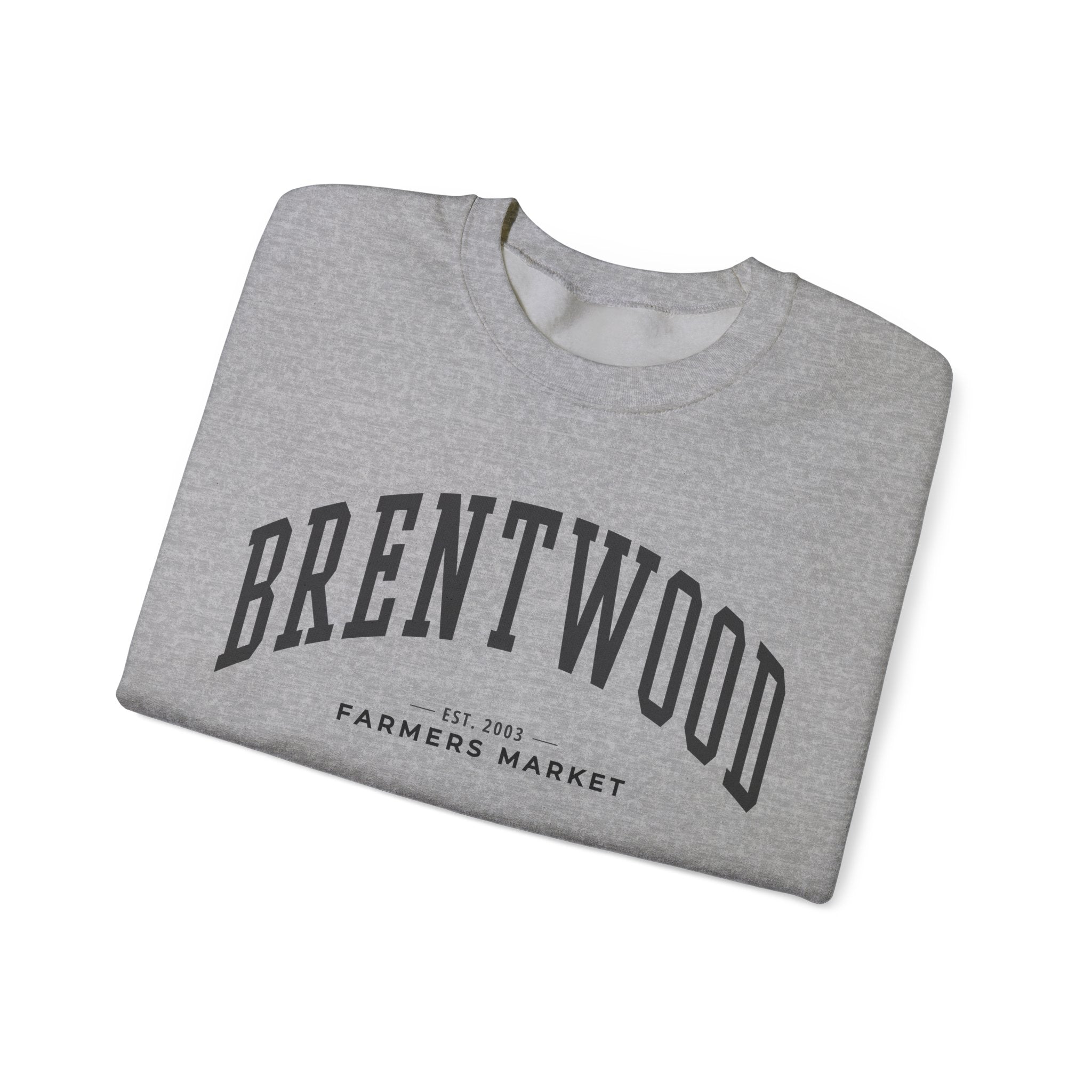 Brentwood Farmers Market Sweatshirt (Large City Text)