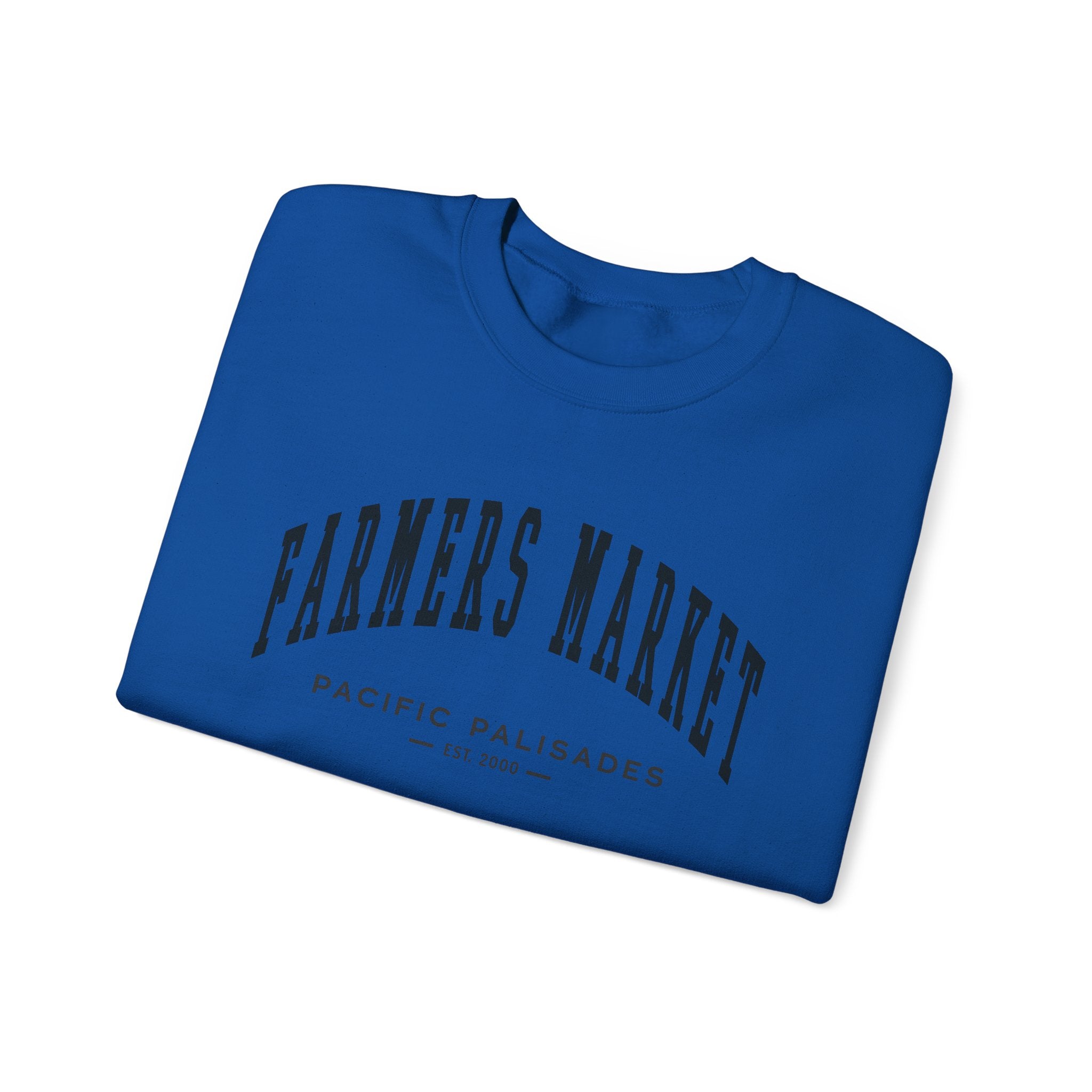 Pacific Palisades Farmers Market Collegiate Sweatshirt (Small City Text)