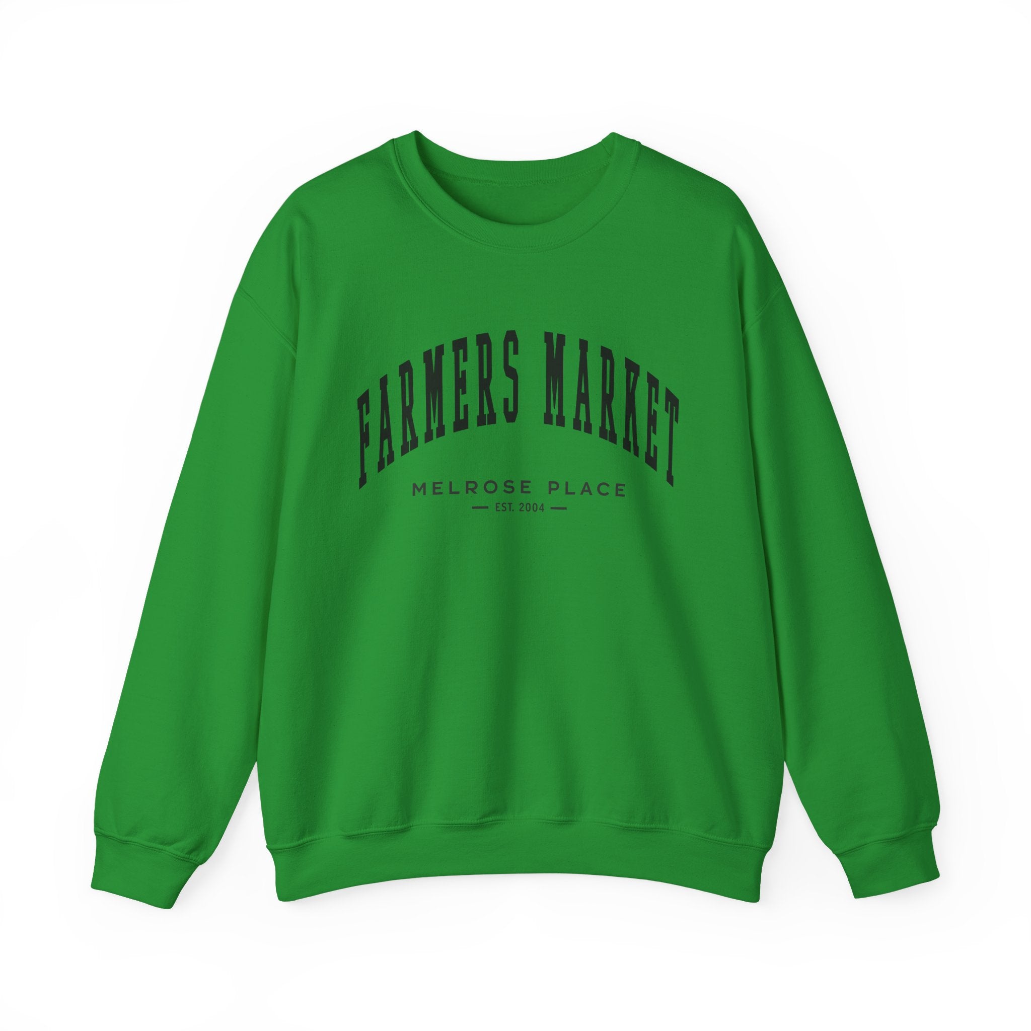 Melrose Place Farmers Market Collegiate Crewneck (Small City Text)