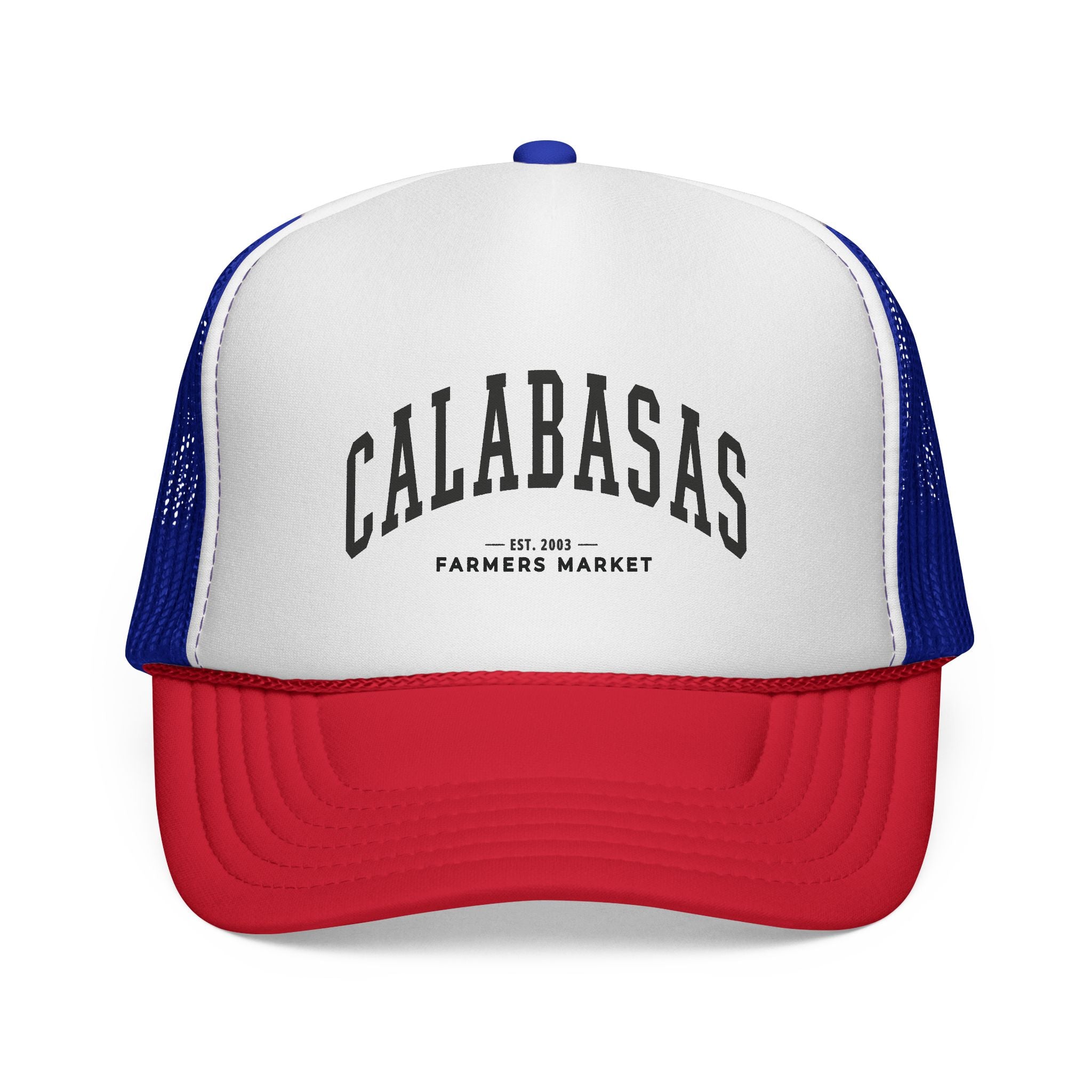 Calabasas Farmers Market Trucker Hat (Large City Text)