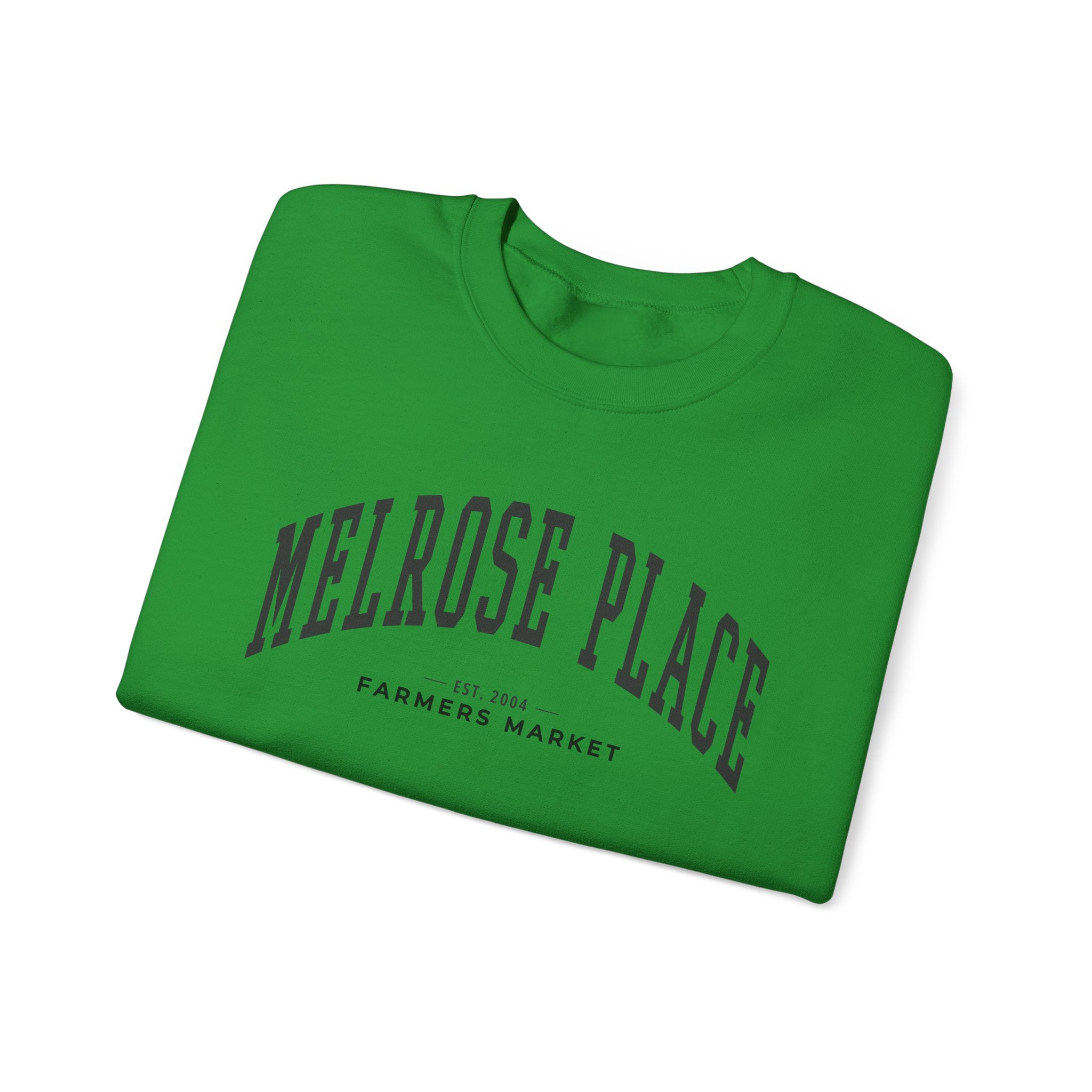 Melrose Place Farmers Market Collegiate Crewneck (Large City Text)