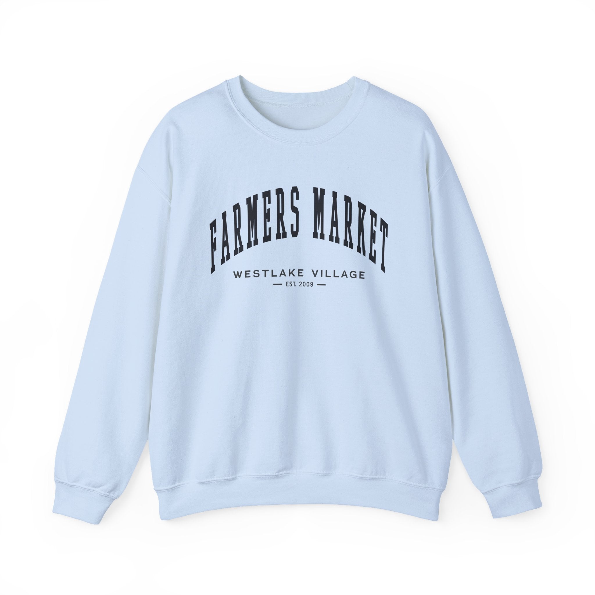 Westlake Village Farmers Market Collegiate Crewneck (Small City Text)