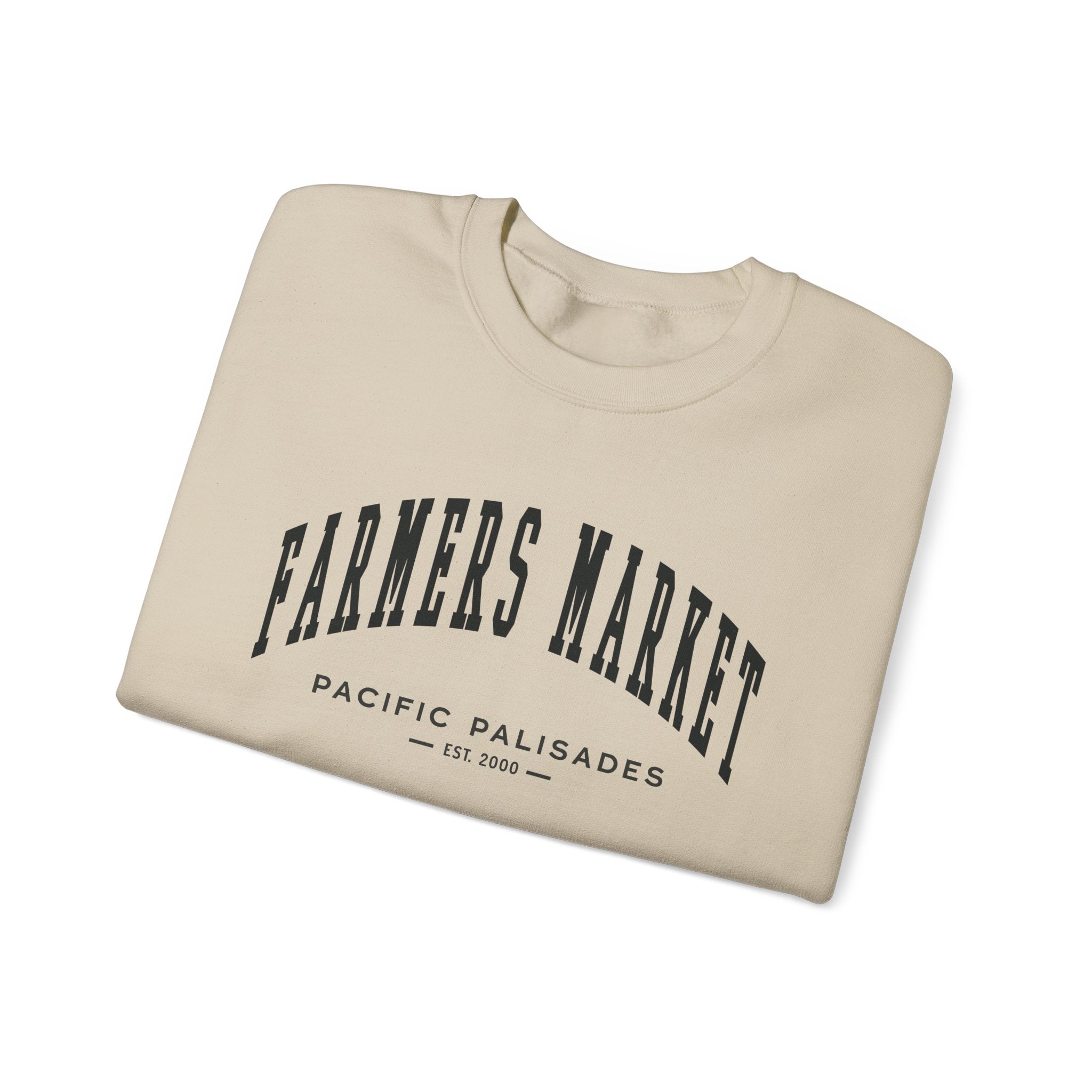 Pacific Palisades Farmers Market Collegiate Sweatshirt (Small City Text)