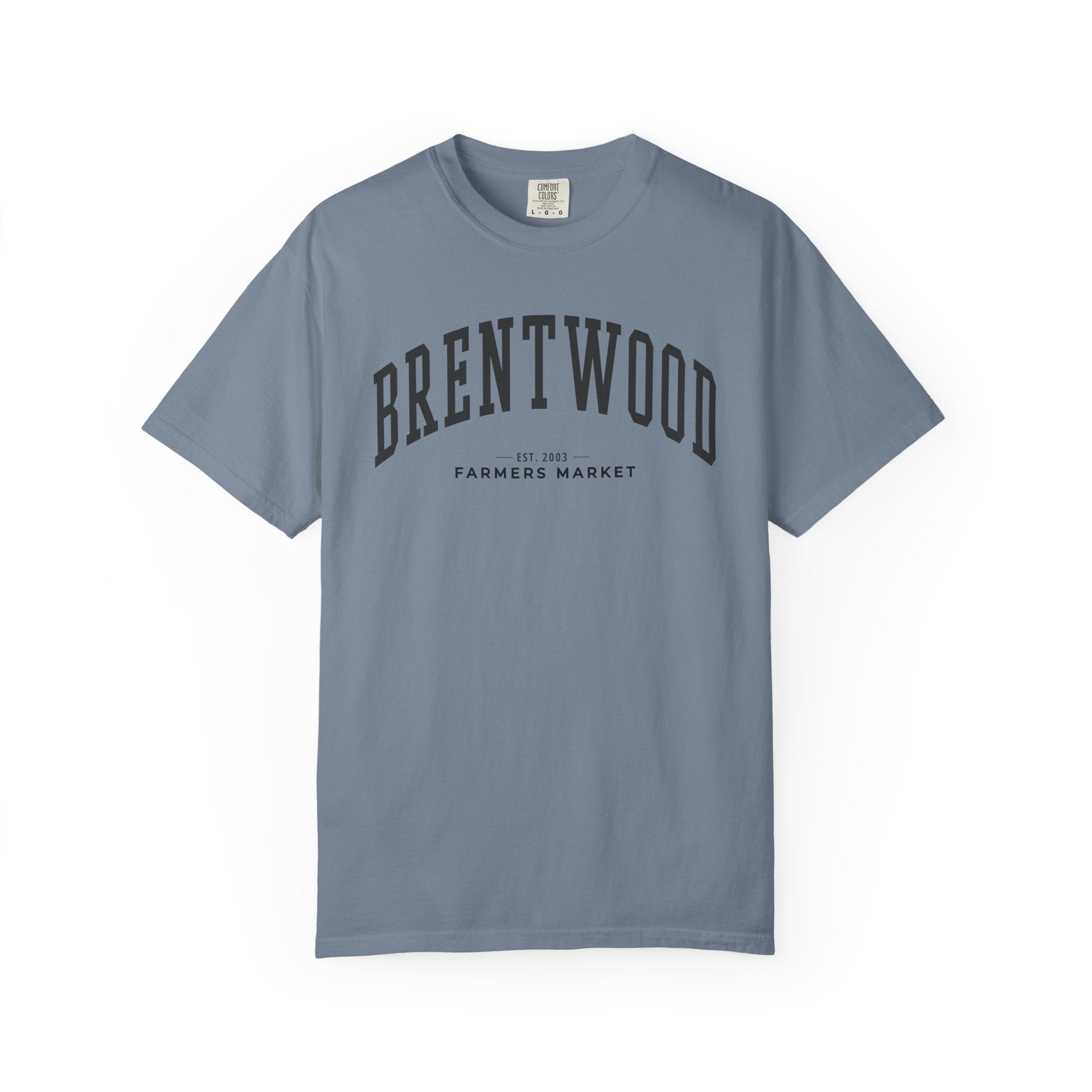 Brentwood Farmers Market Tee (Large City Text)
