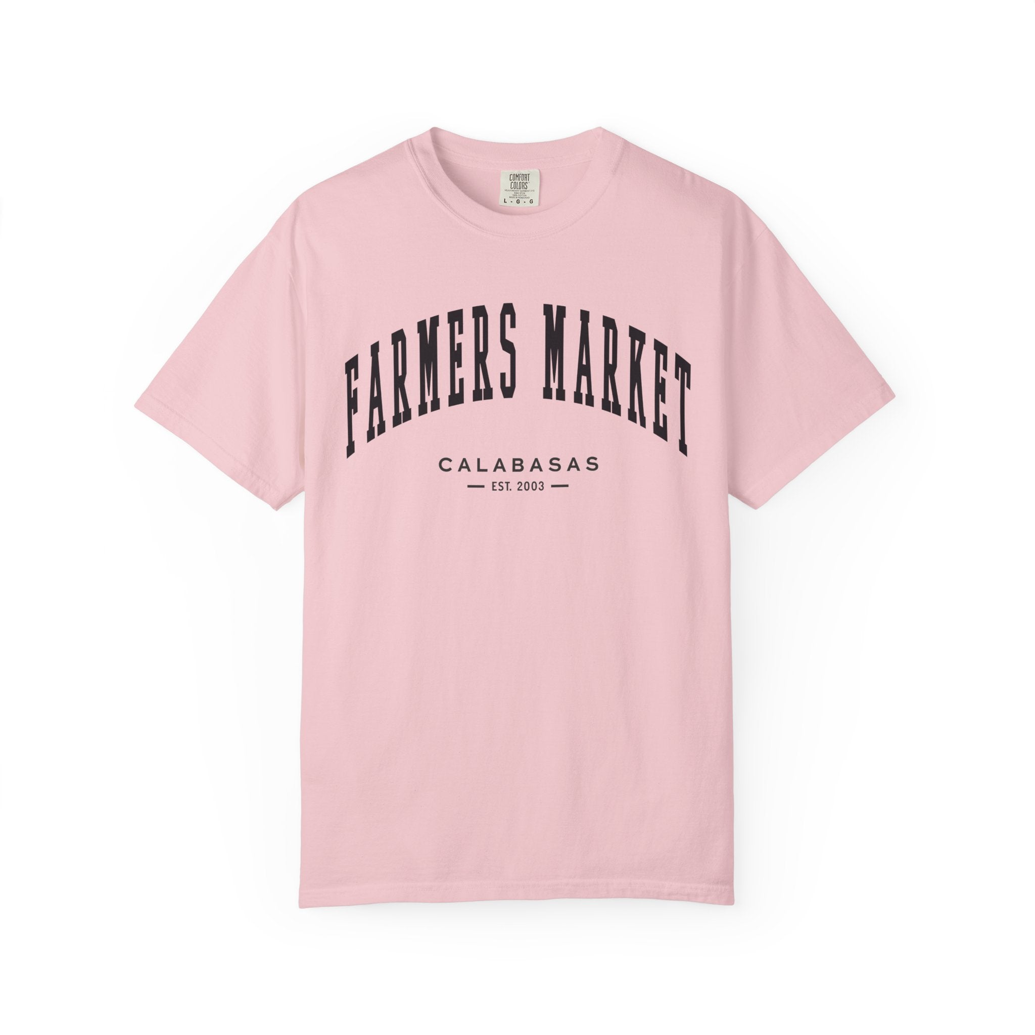 Calabasas Farmers Market Collegiate Tee (Small City Text)
