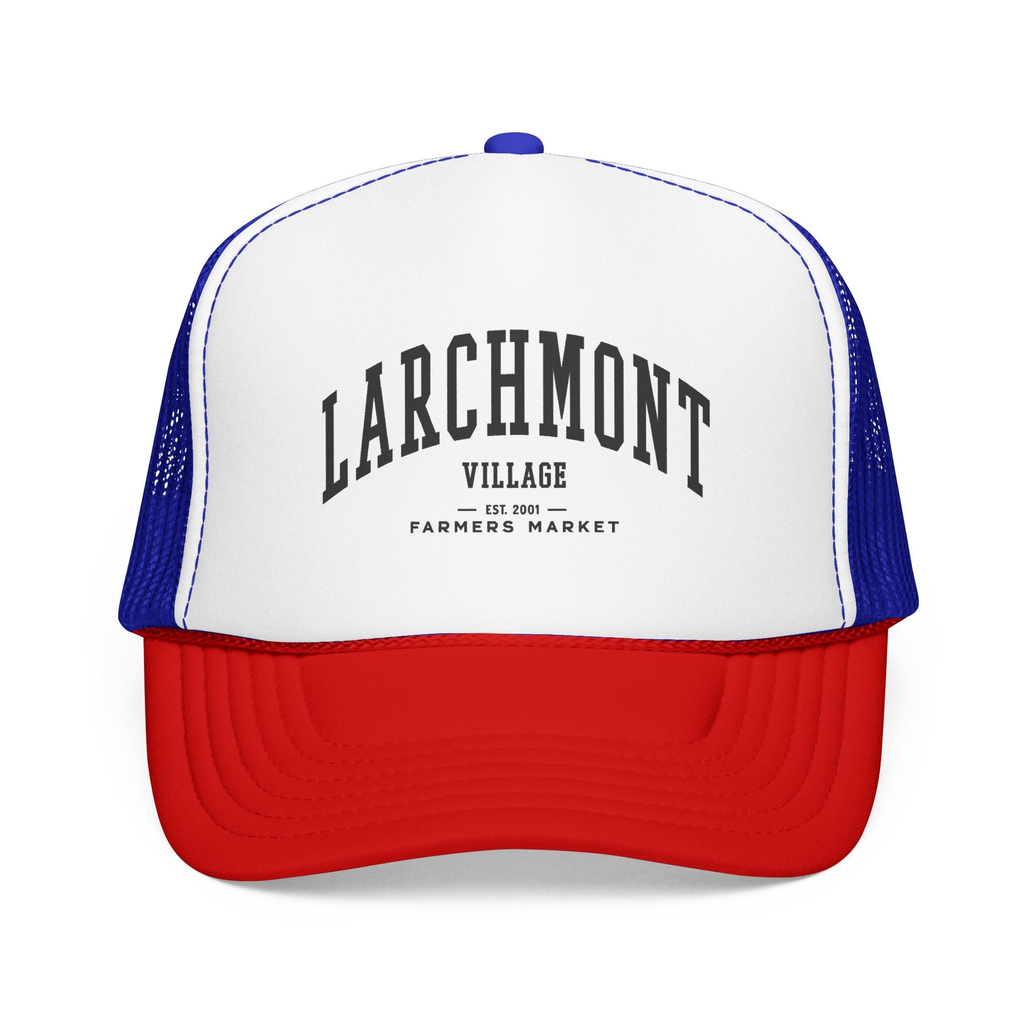 Larchmont Village Market Trucker Hat (Large City Text)