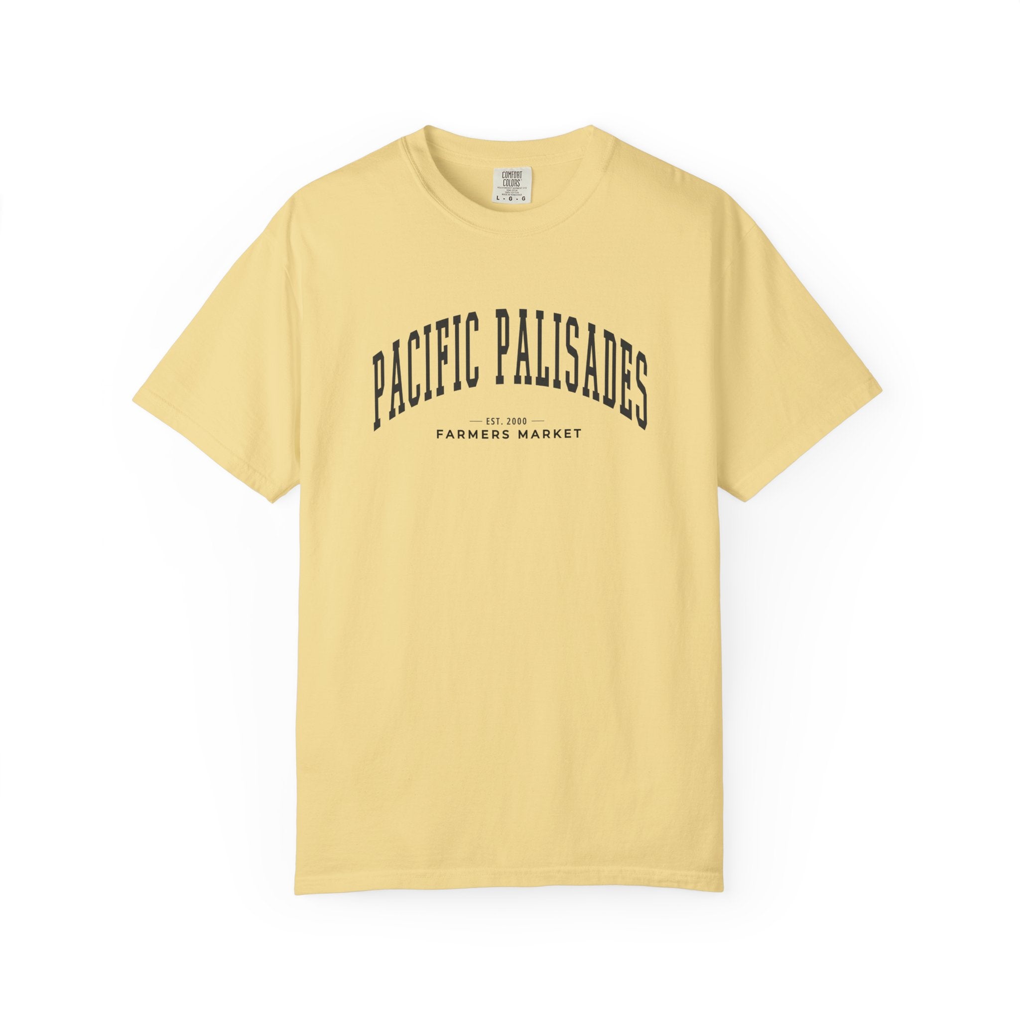 Pacific Palisades Farmers Market Tee (Large City Text)