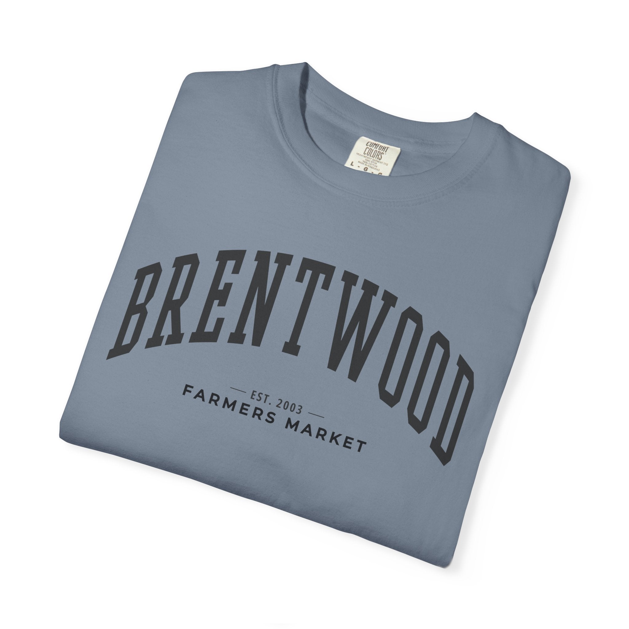 Brentwood Farmers Market Tee (Large City Text)