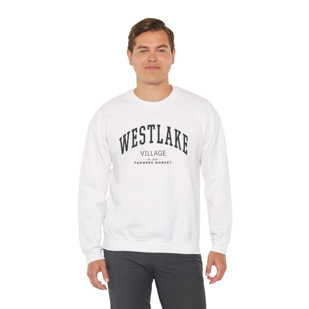 Westlake Village Farmers Market Collegiate Crewneck (Large City Text)