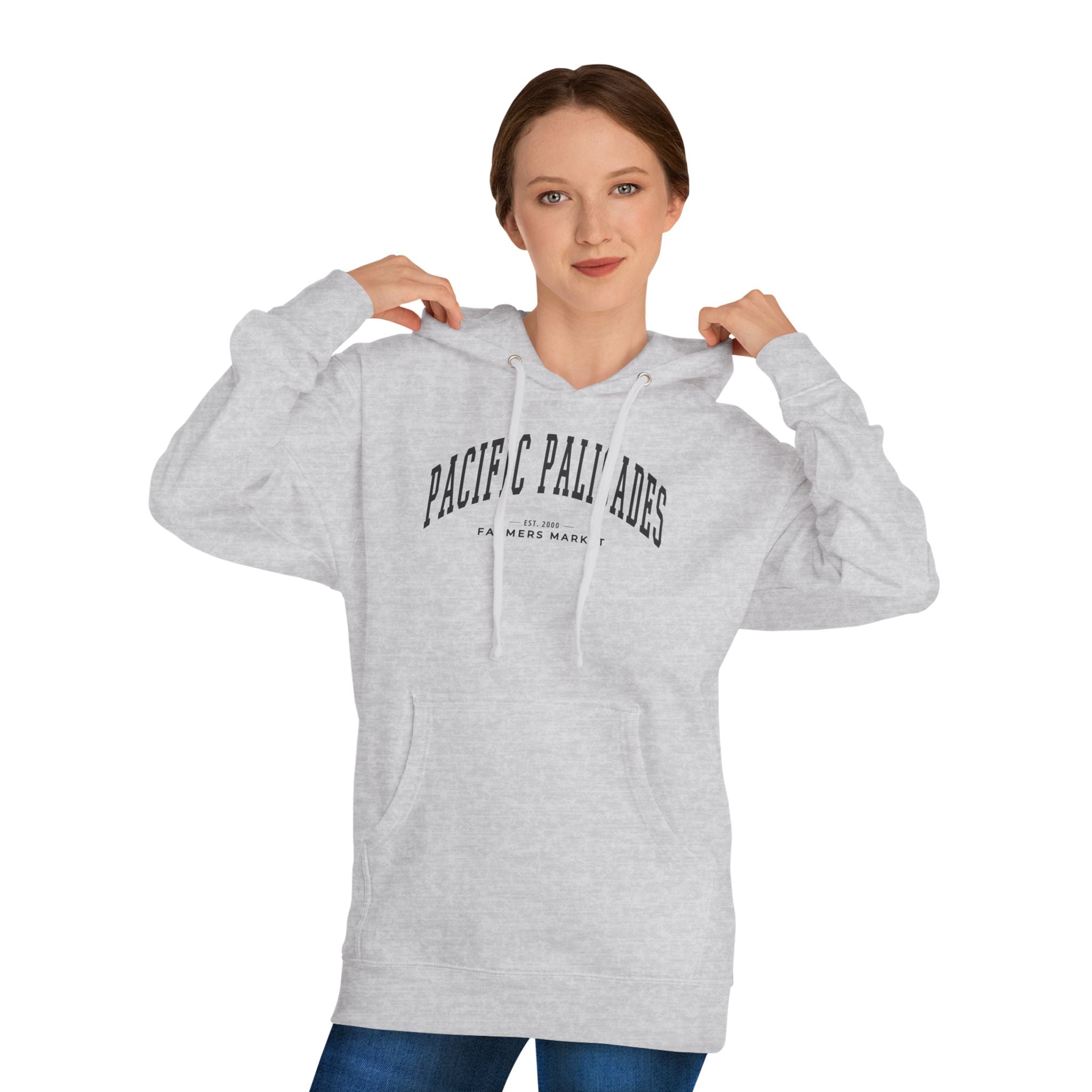 Pacific Palisades Farmers Market Collegiate Hoodie (Large City Text)