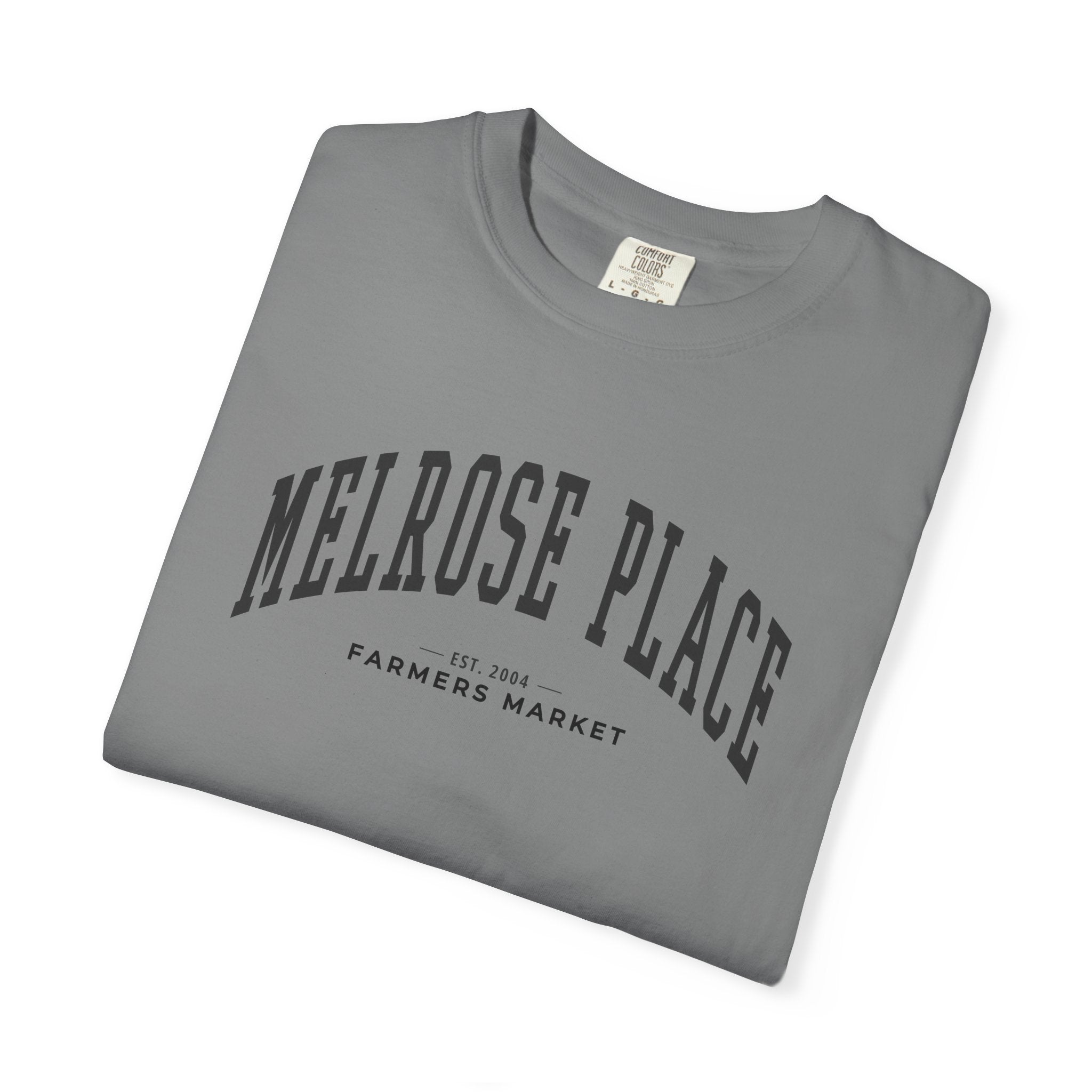 Melrose Place Farmers Market Tee (Large City Text)