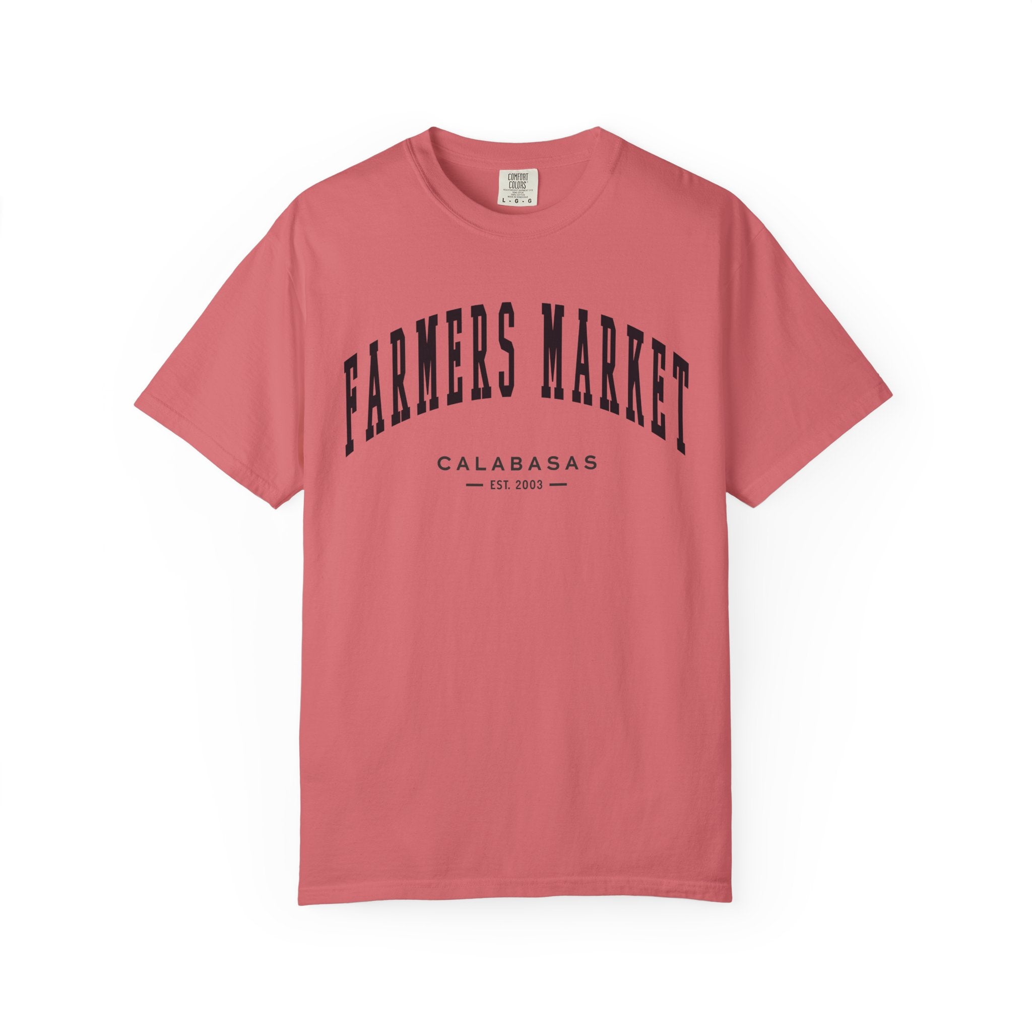 Calabasas Farmers Market Collegiate Tee (Small City Text)
