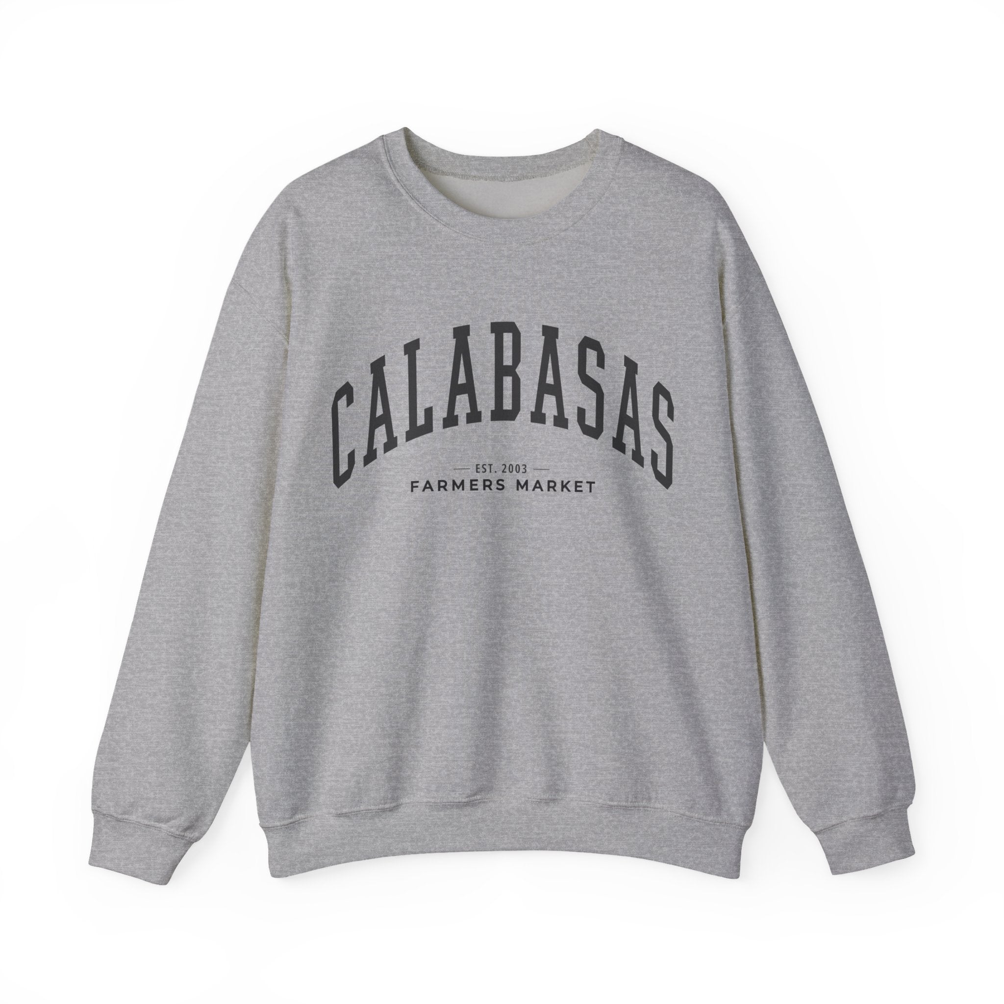 Calabasas Farmers Market Collegiate Crewneck (Large City Text)