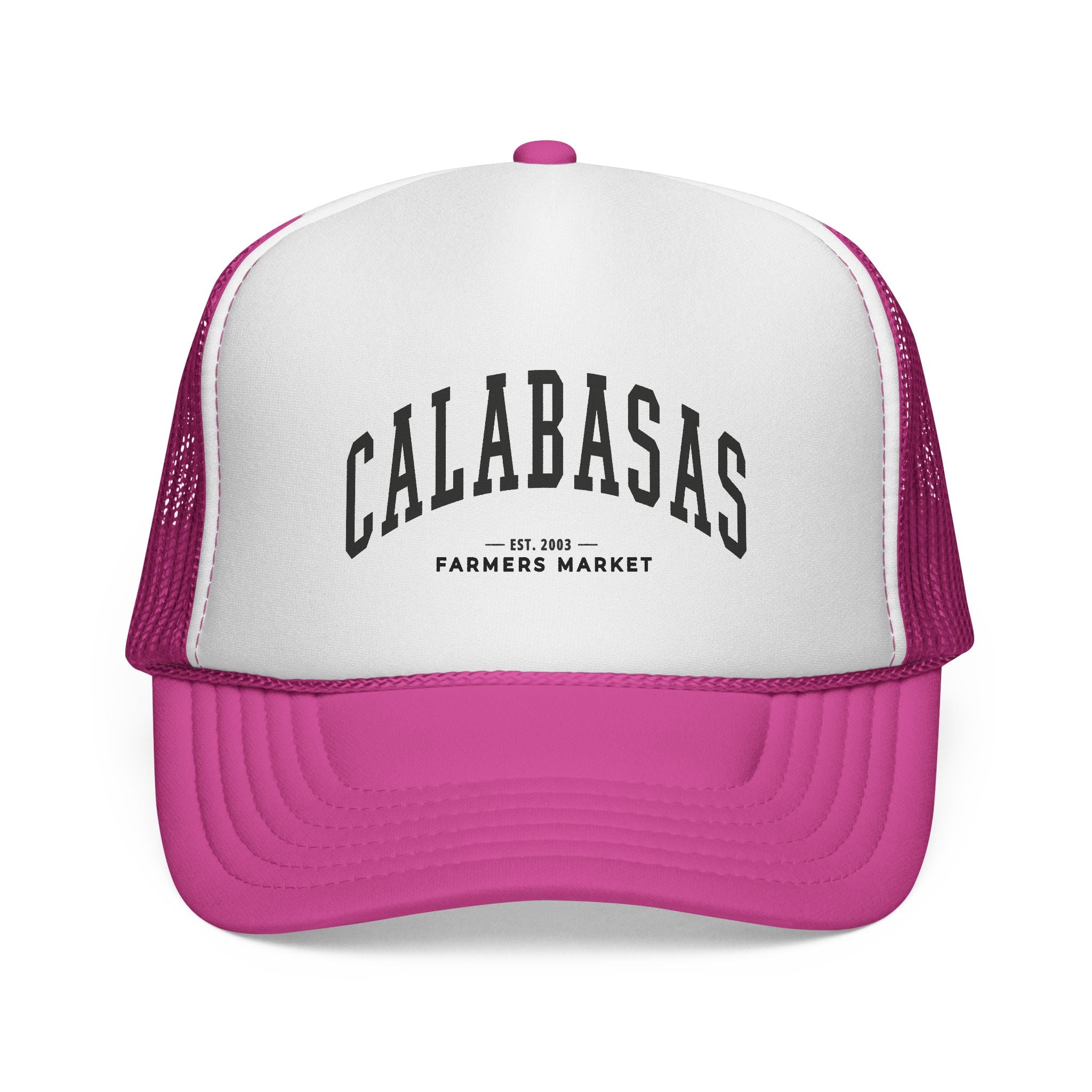 Calabasas Farmers Market Trucker Hat (Large City Text)