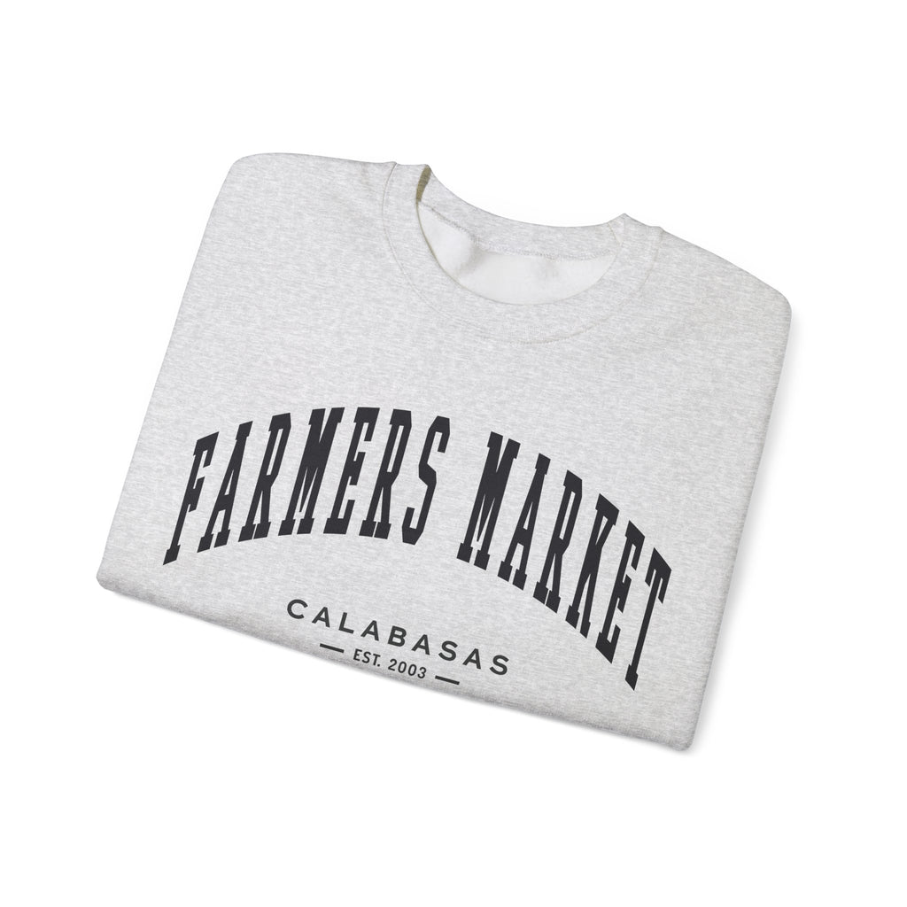 Calabasas Farmers Market Collegiate Crewneck (Small City Text)