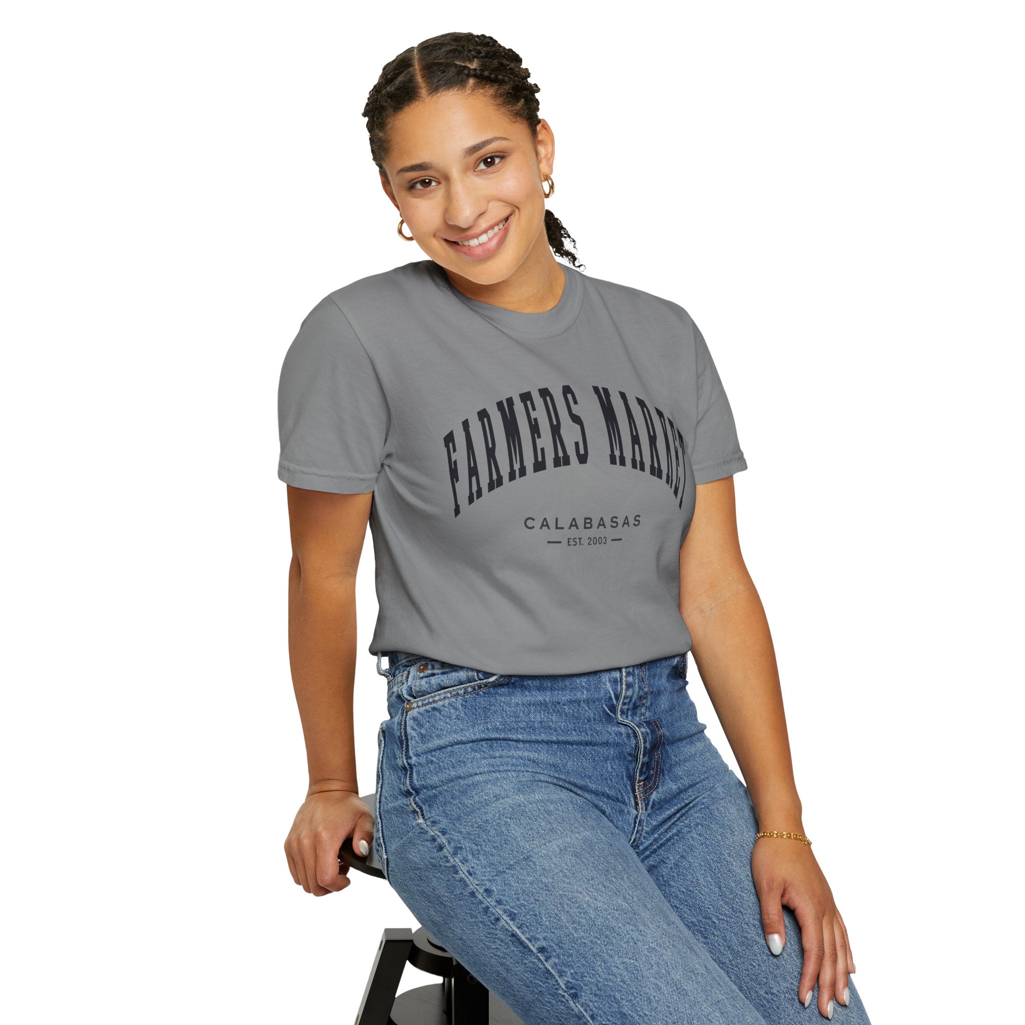 Calabasas Farmers Market Collegiate Tee (Small City Text)