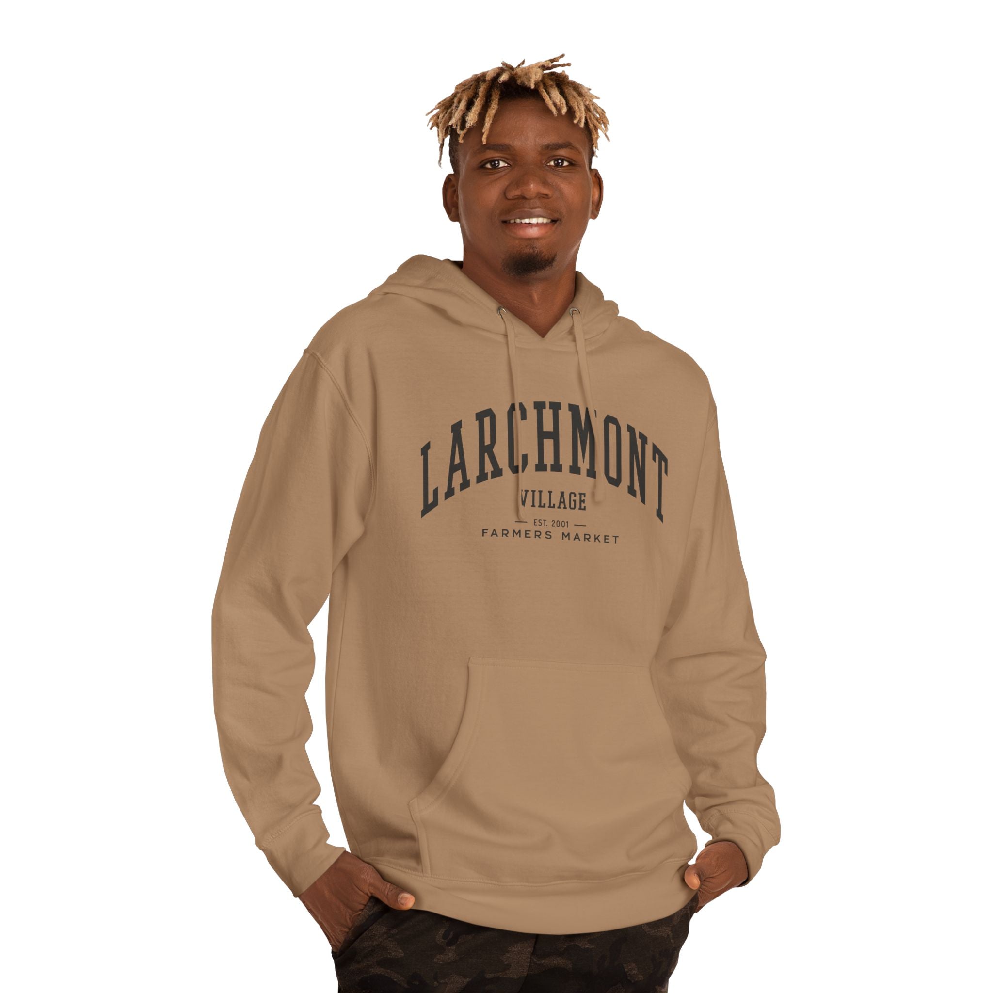 Larchmont Village Farmers Market Hoodie (Large City Text)