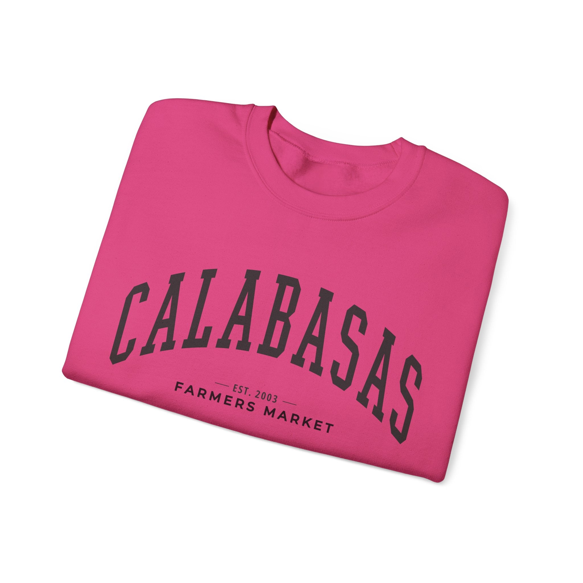 Calabasas Farmers Market Collegiate Crewneck (Large City Text)
