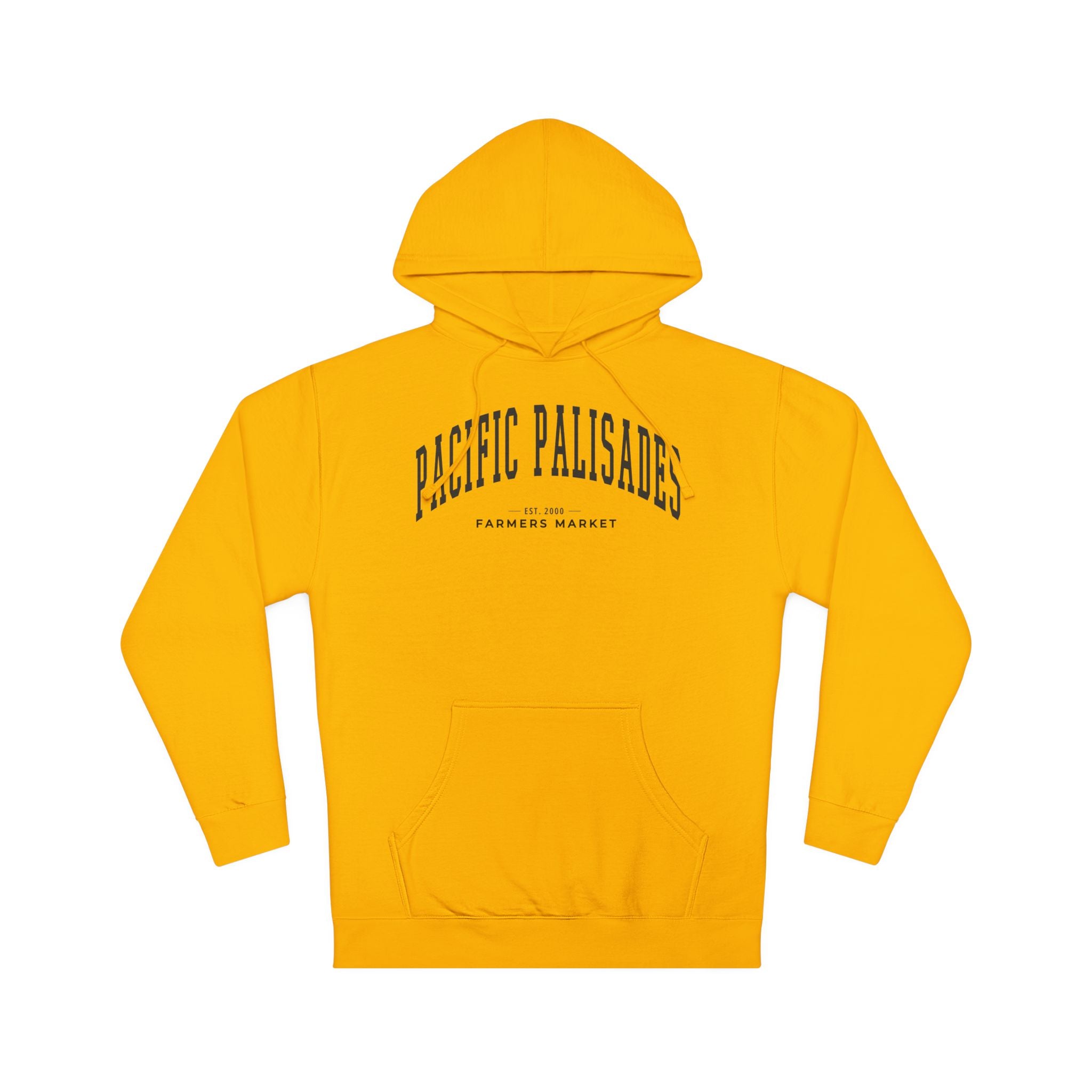 Pacific Palisades Farmers Market Collegiate Hoodie (Large City Text)