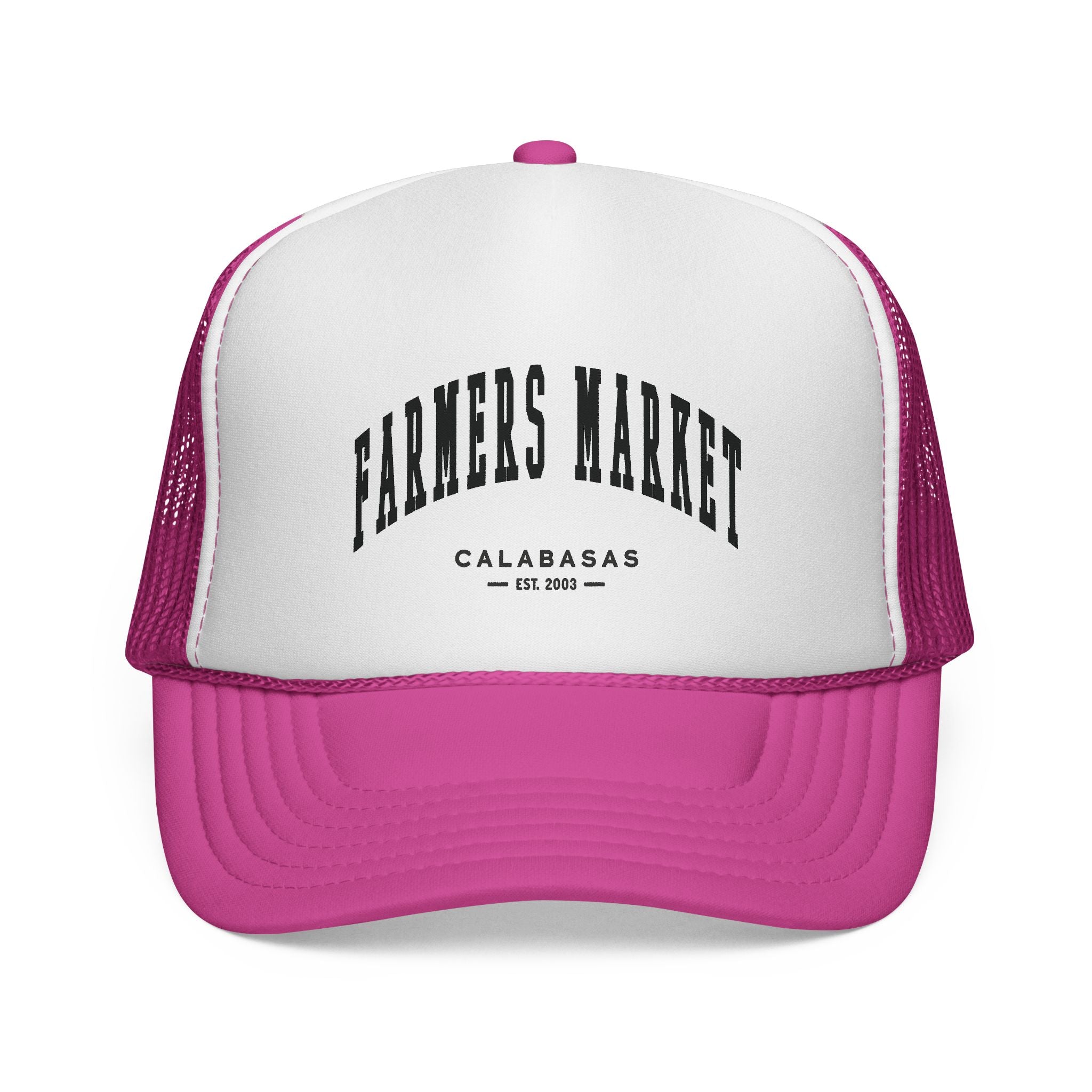 Calabasas Farmers Market Trucker Hat (Small City Text)