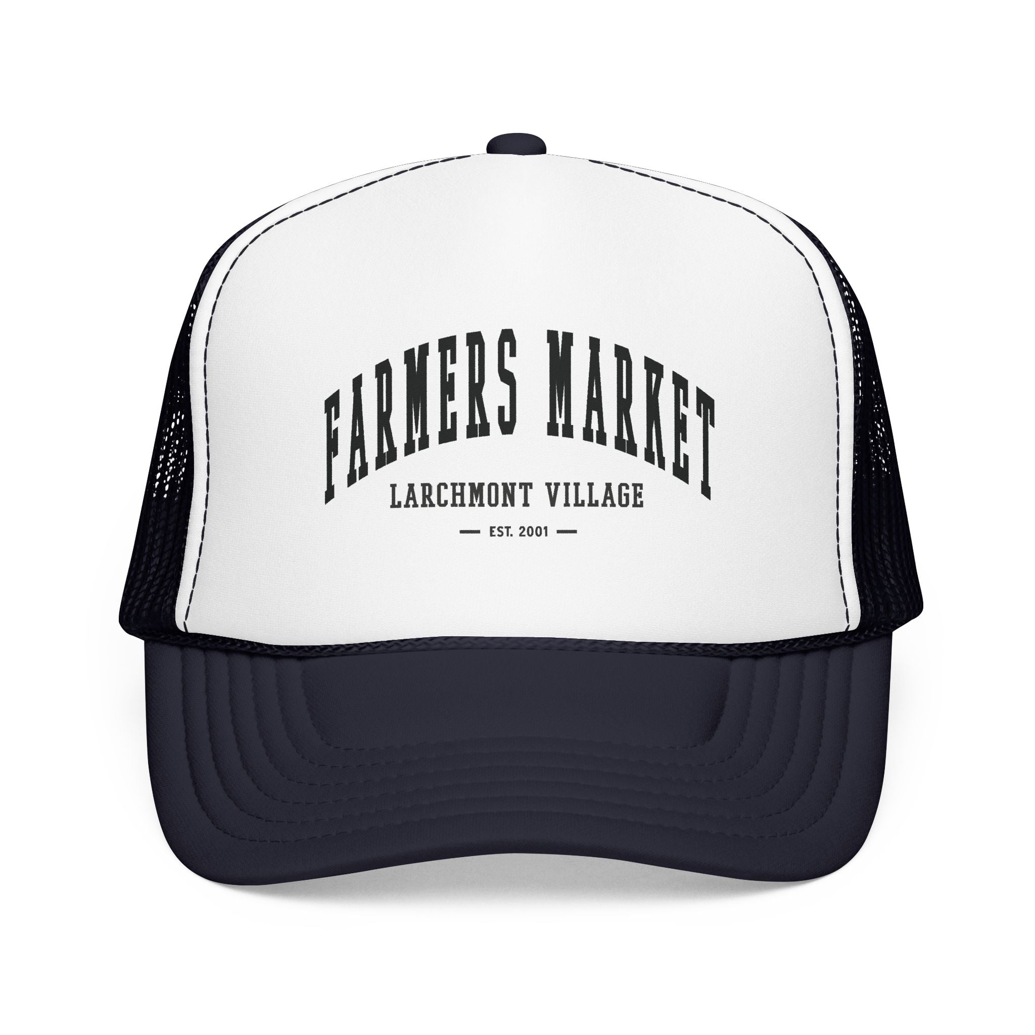 Larchmont Village Market Trucker Hat (Small City Text)