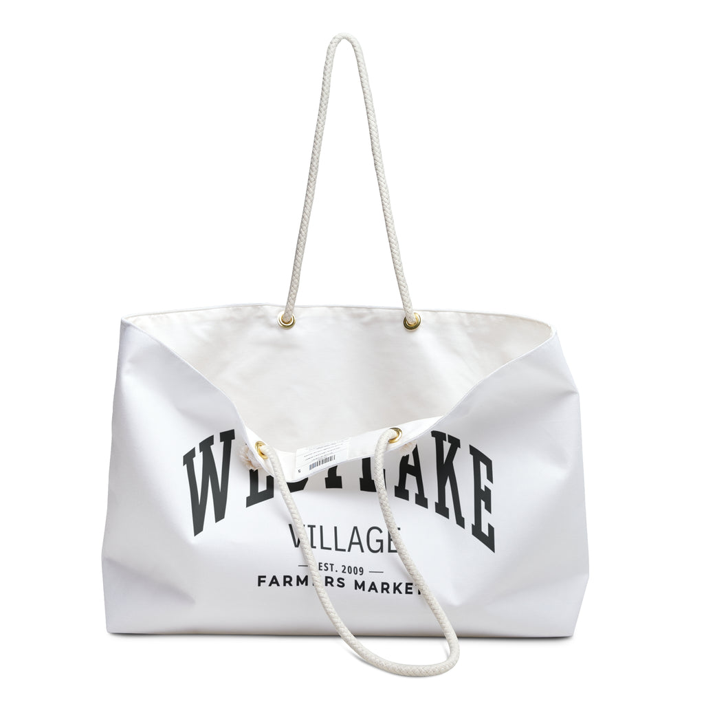Westlake Village Market Weekender Rope Tote (Large City Text)
