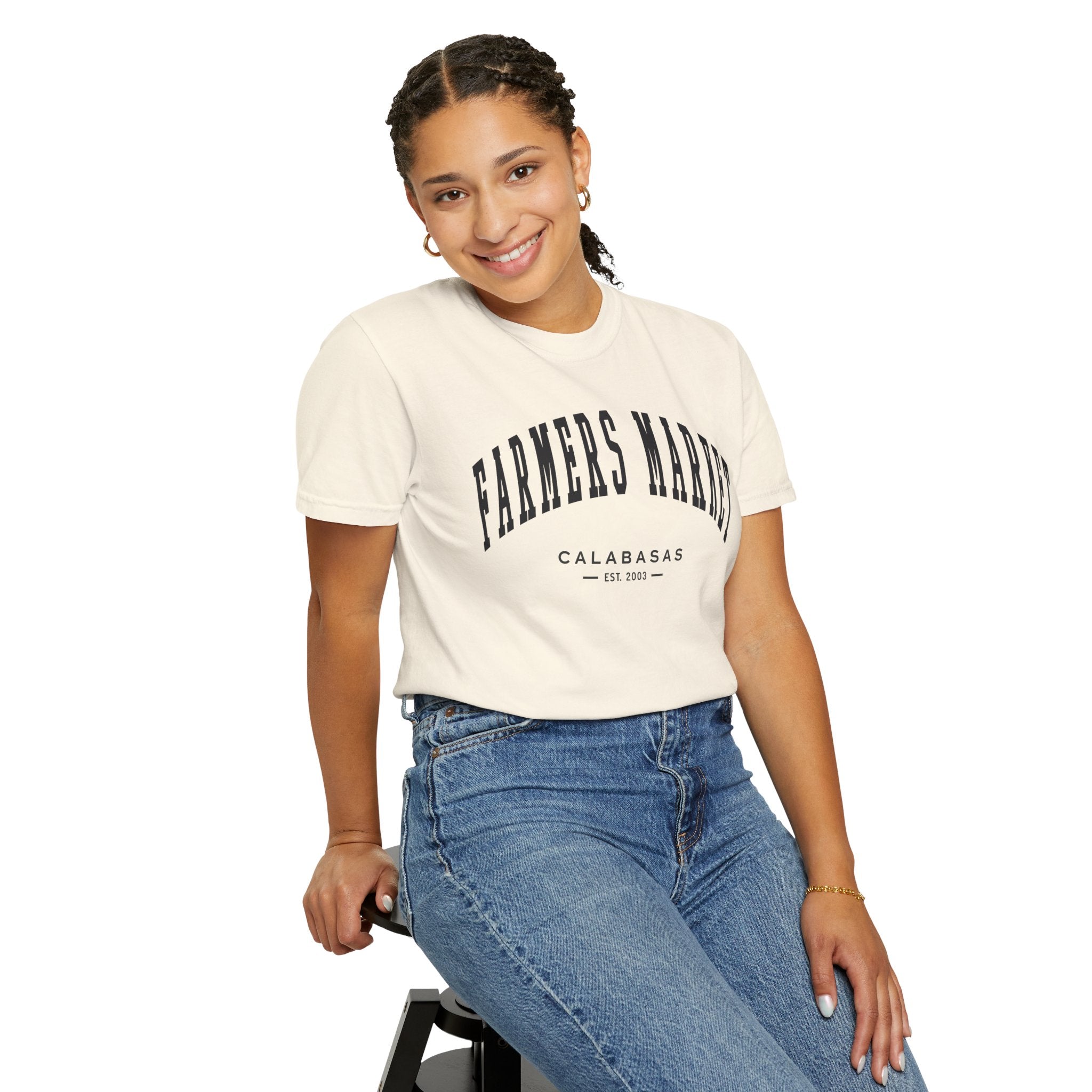 Calabasas Farmers Market Collegiate Tee (Small City Text)