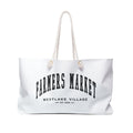 Westlake Village Market Weekender Rope Tote (Small City Text)