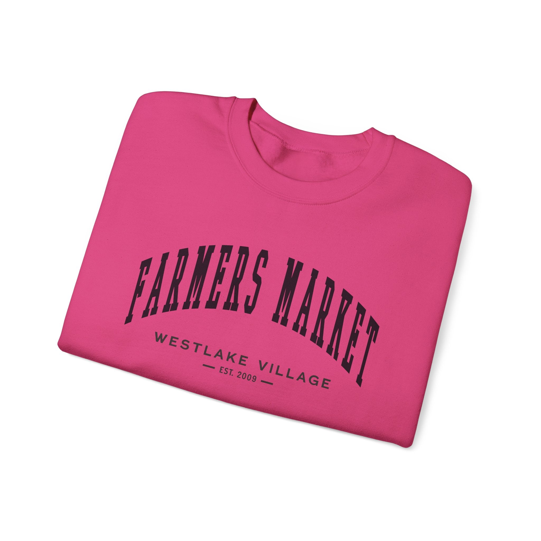 Westlake Village Farmers Market Collegiate Crewneck (Small City Text)