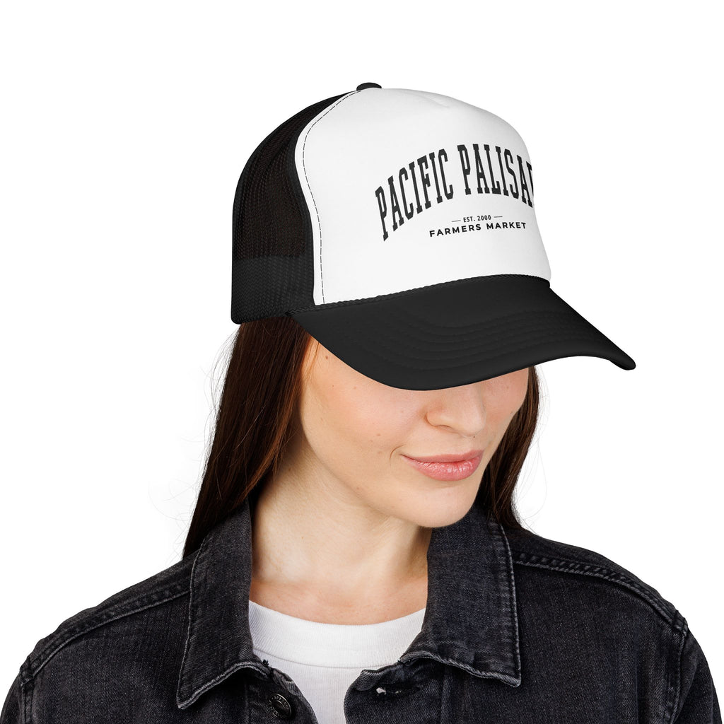 Pacific Palisades Market Trucker Hat (Large City Text)