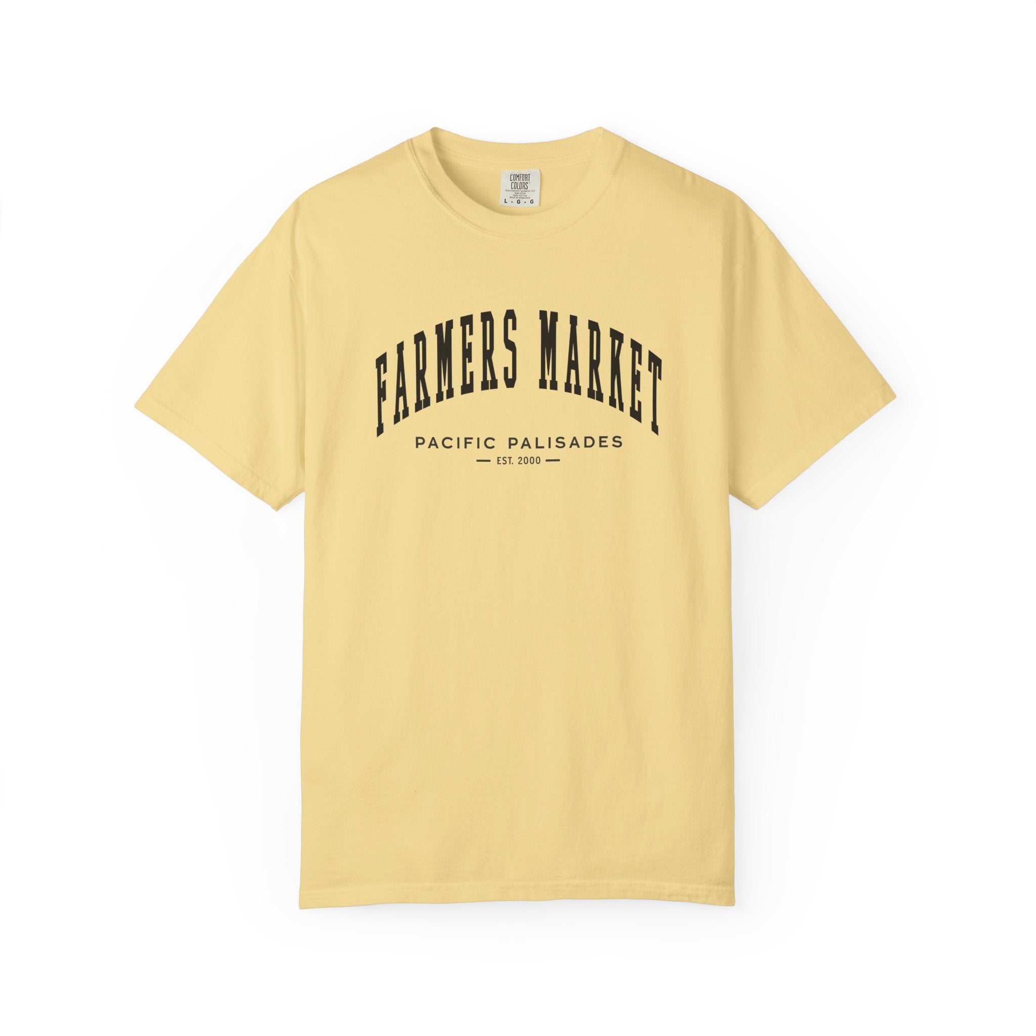 Pacific Palisades Farmers Market Collegiate Crewneck (Small City Text)