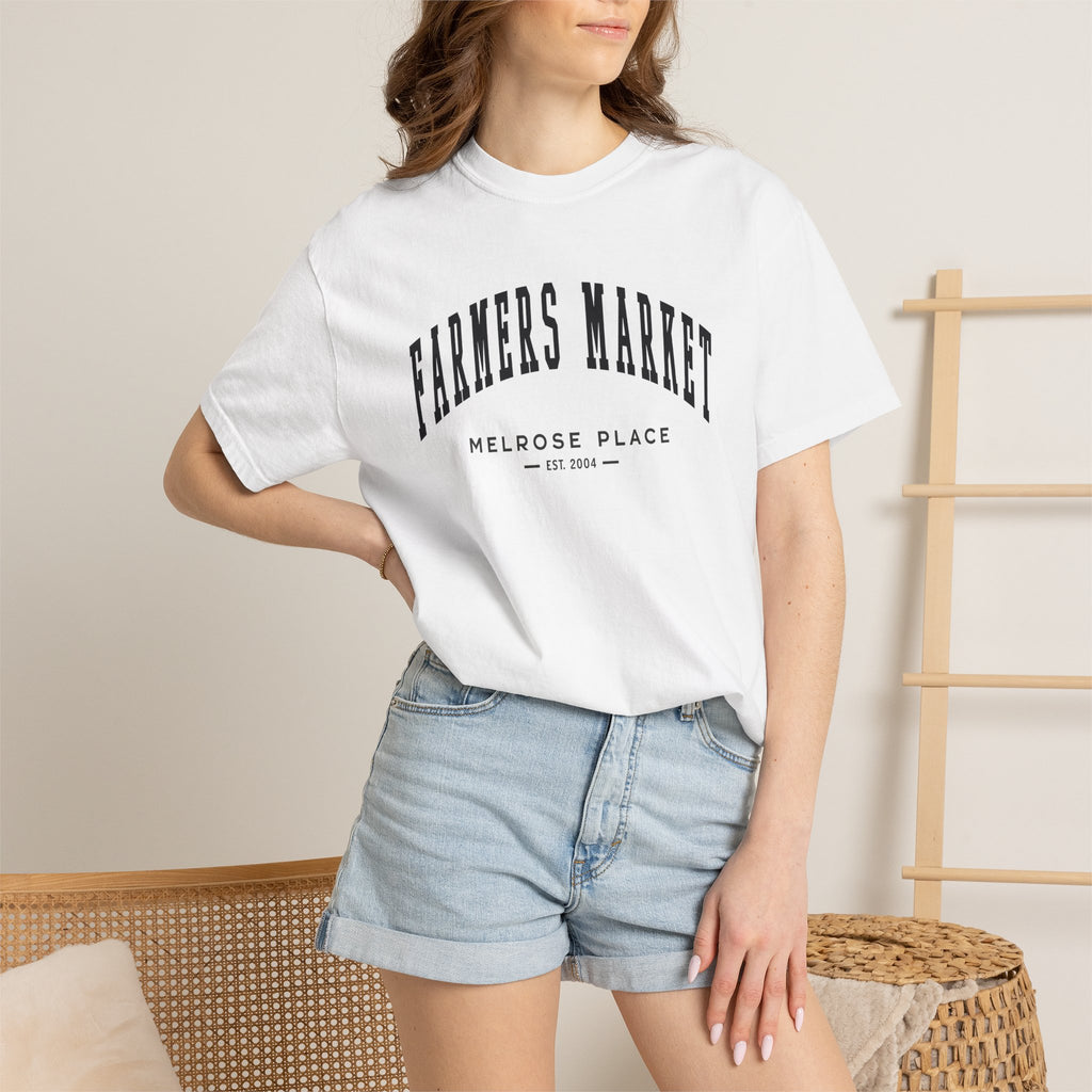 Melrose Place Farmers Market Tee (Small City Text)