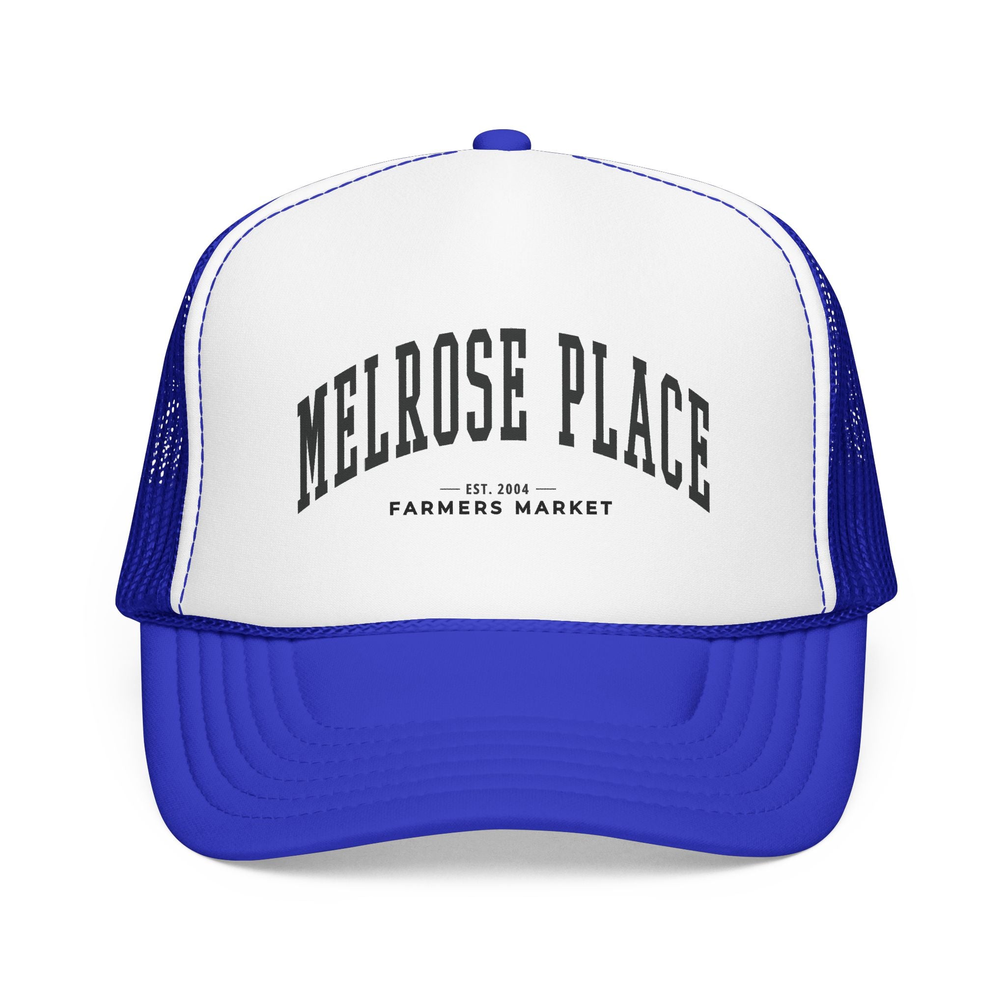 Melrose Place Market Trucker Hat (Large City Text)