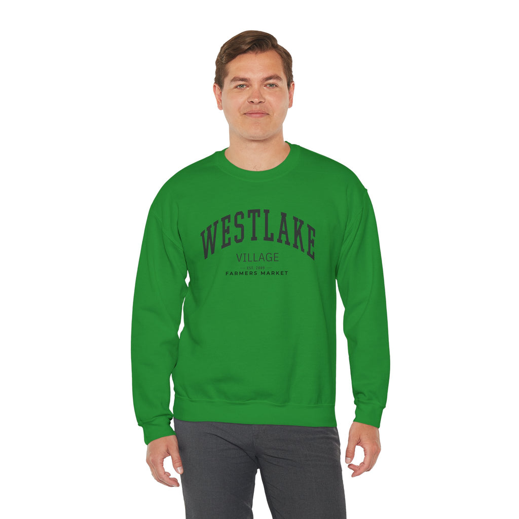 Westlake Village Farmers Market Collegiate Crewneck (Large City Text)
