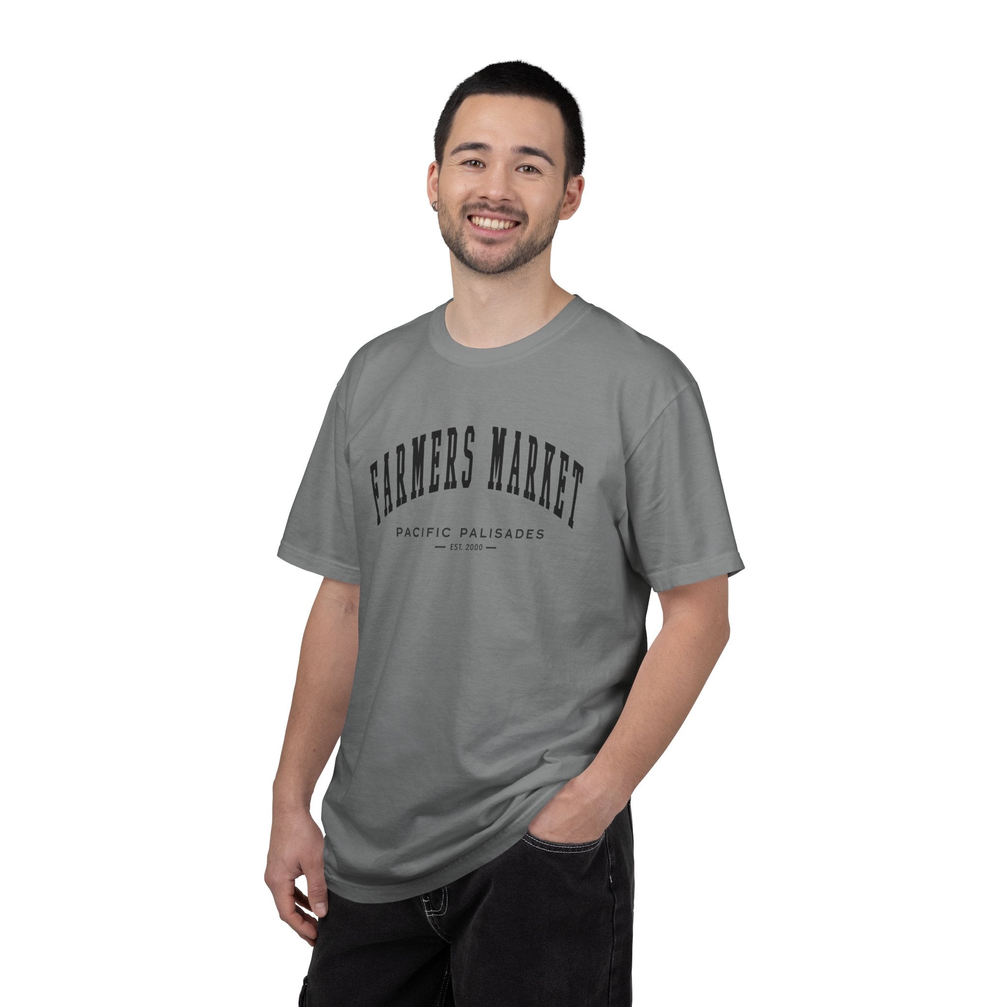 Pacific Palisades Farmers Market Collegiate Crewneck (Small City Text)