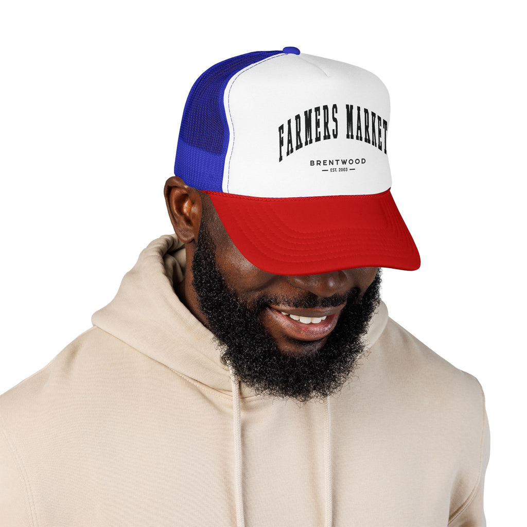 Brentwood Farmers Market Trucker Hat (Small City Text)
