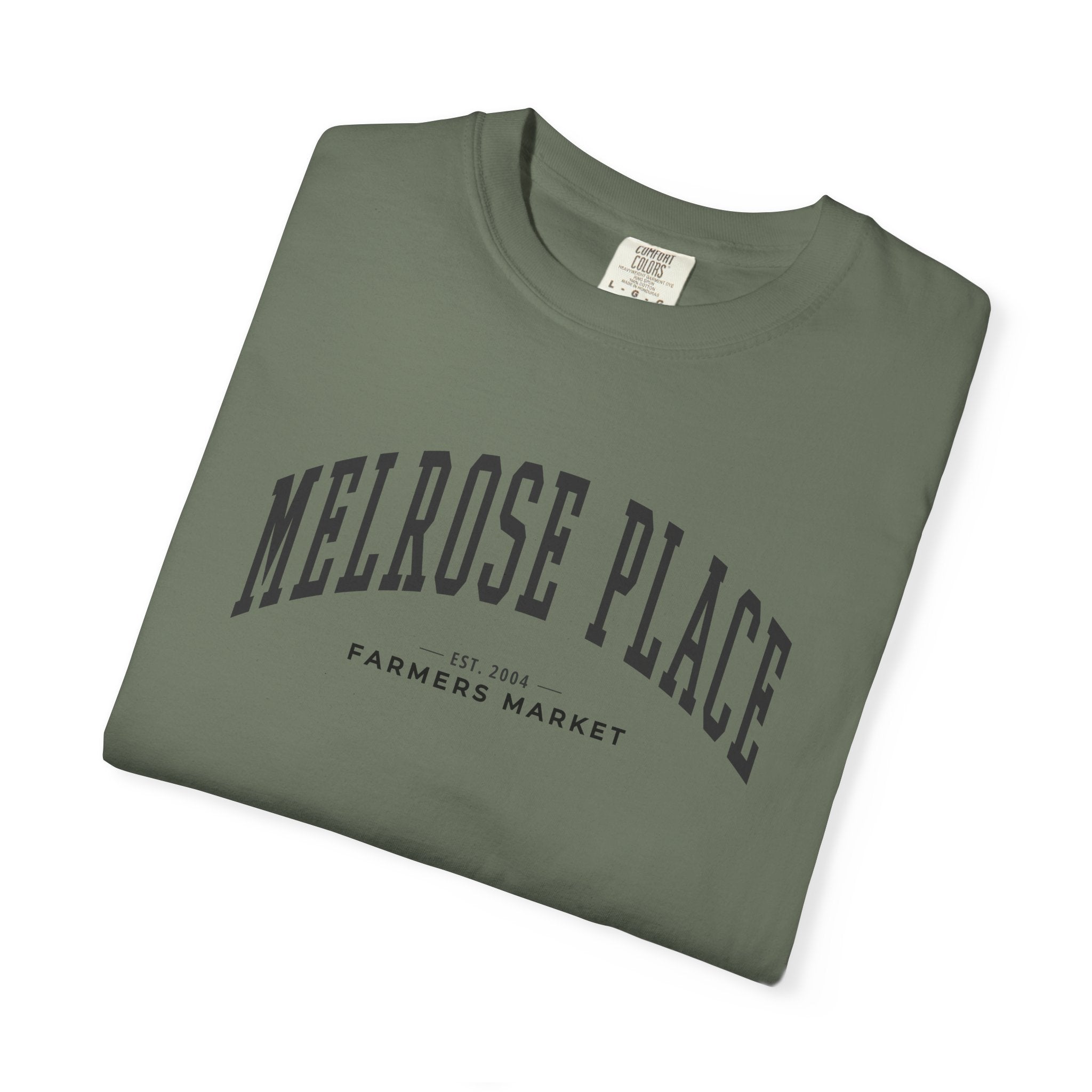 Melrose Place Farmers Market Tee (Large City Text)