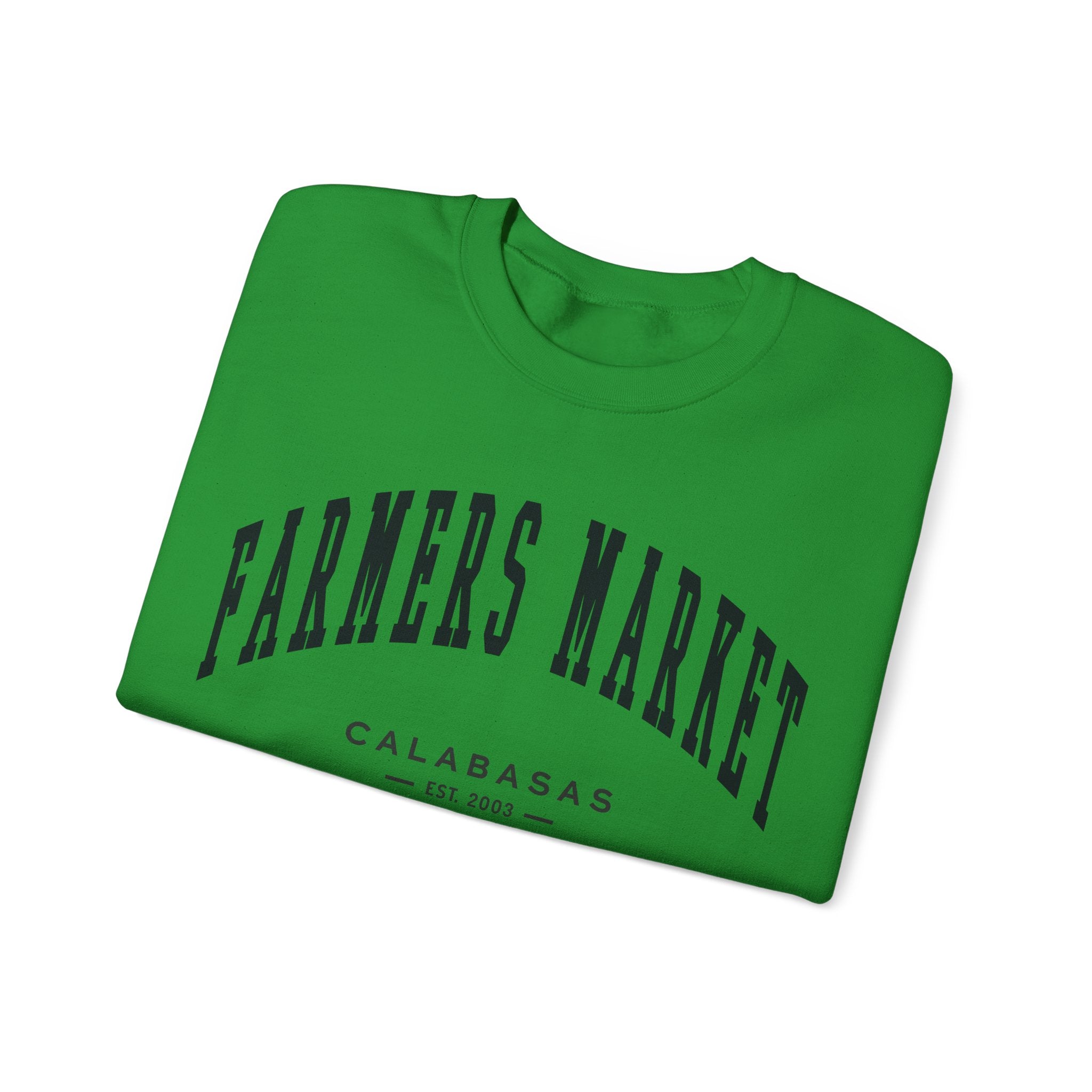 Calabasas Farmers Market Collegiate Crewneck (Small City Text)