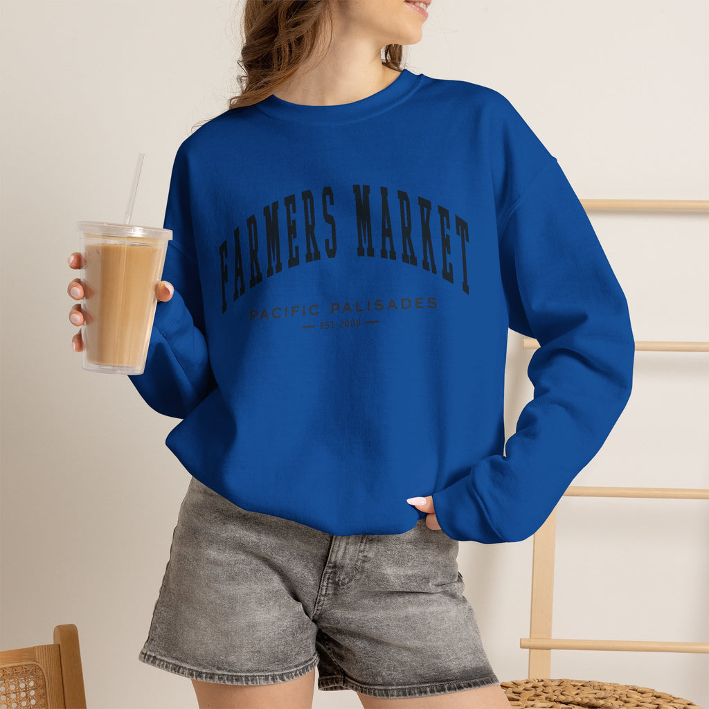 Pacific Palisades Farmers Market Collegiate Sweatshirt (Small City Text)