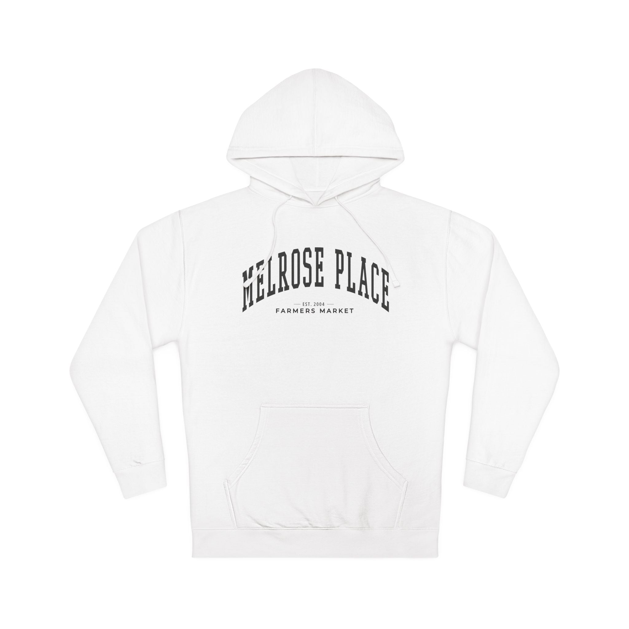 Melrose Place Farmers Market Collegiate Hoodie (Large City Text)