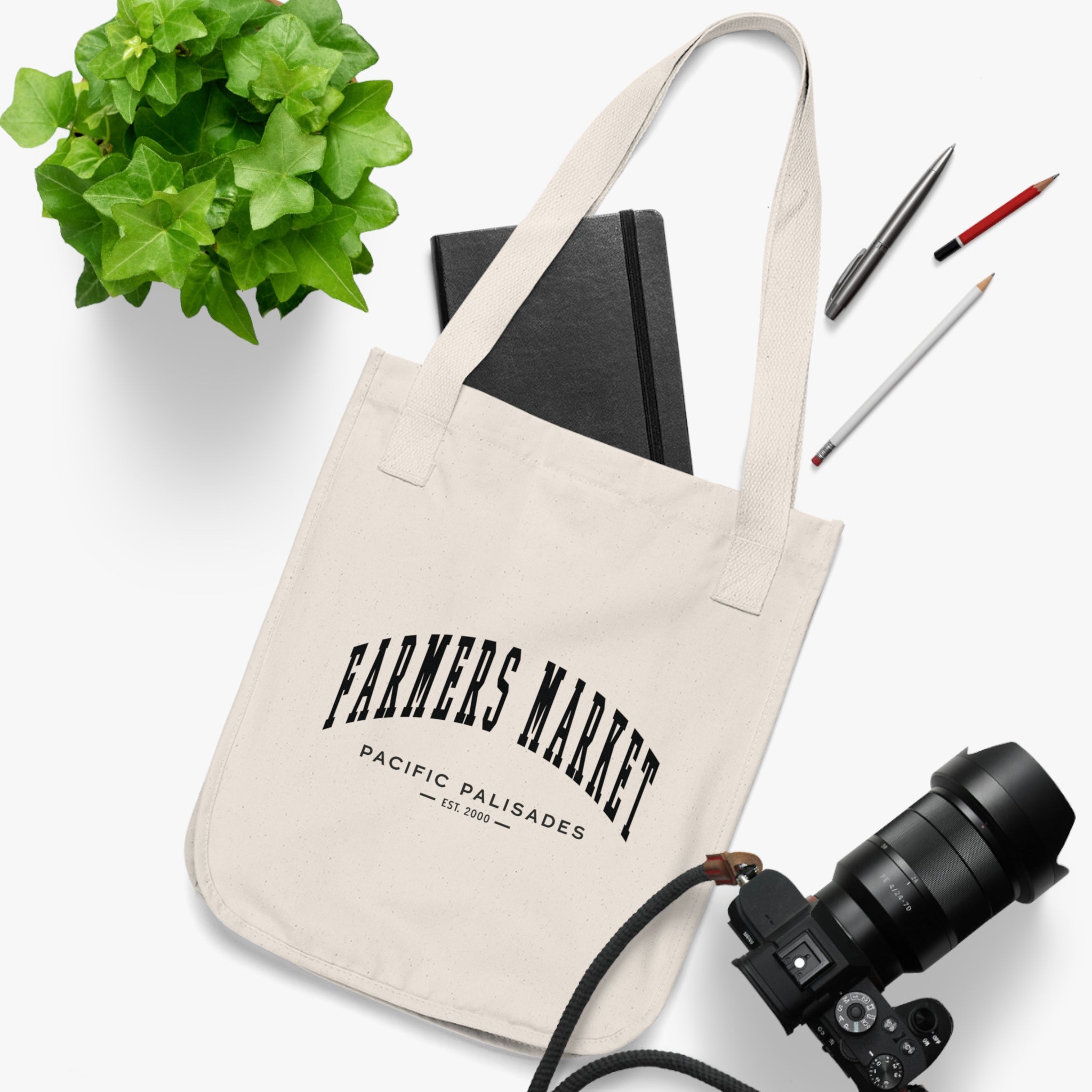 Pacific Palisades Market Tote (Small City Text)