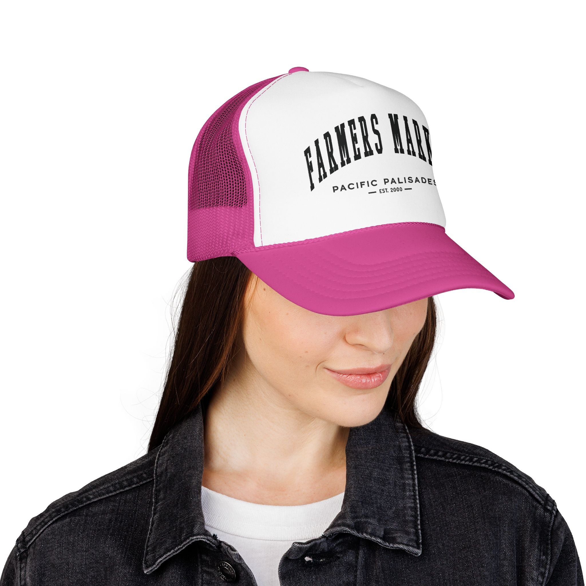 Pacific Palisades Market Trucker Hat (Small City Text)
