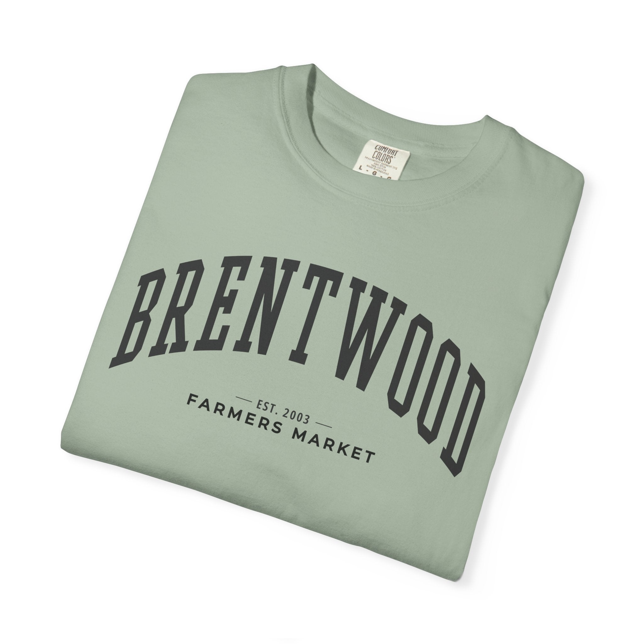 Brentwood Farmers Market Tee (Large City Text)