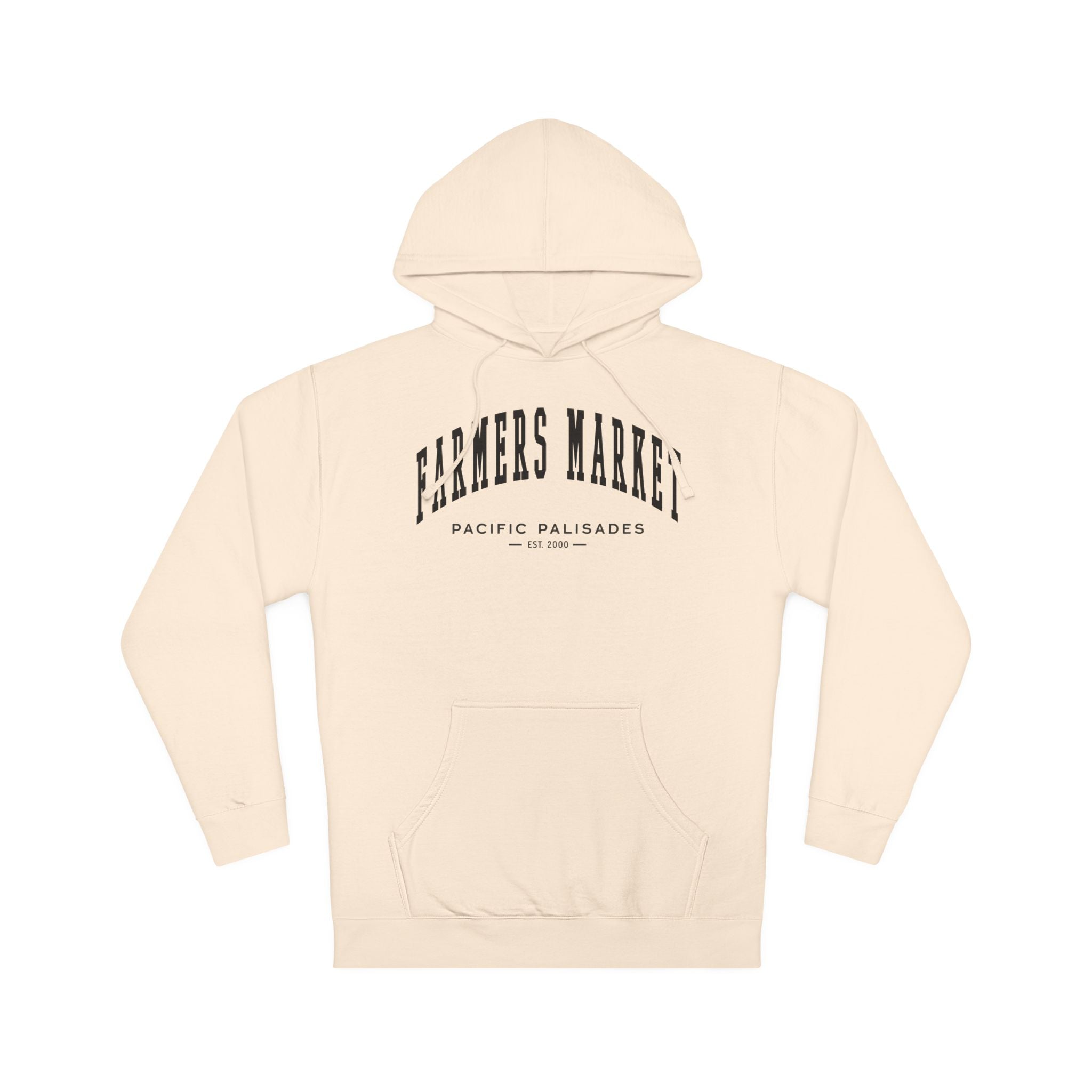 Pacific Palisades Farmers Market Collegiate Hoodie (Small City Text)