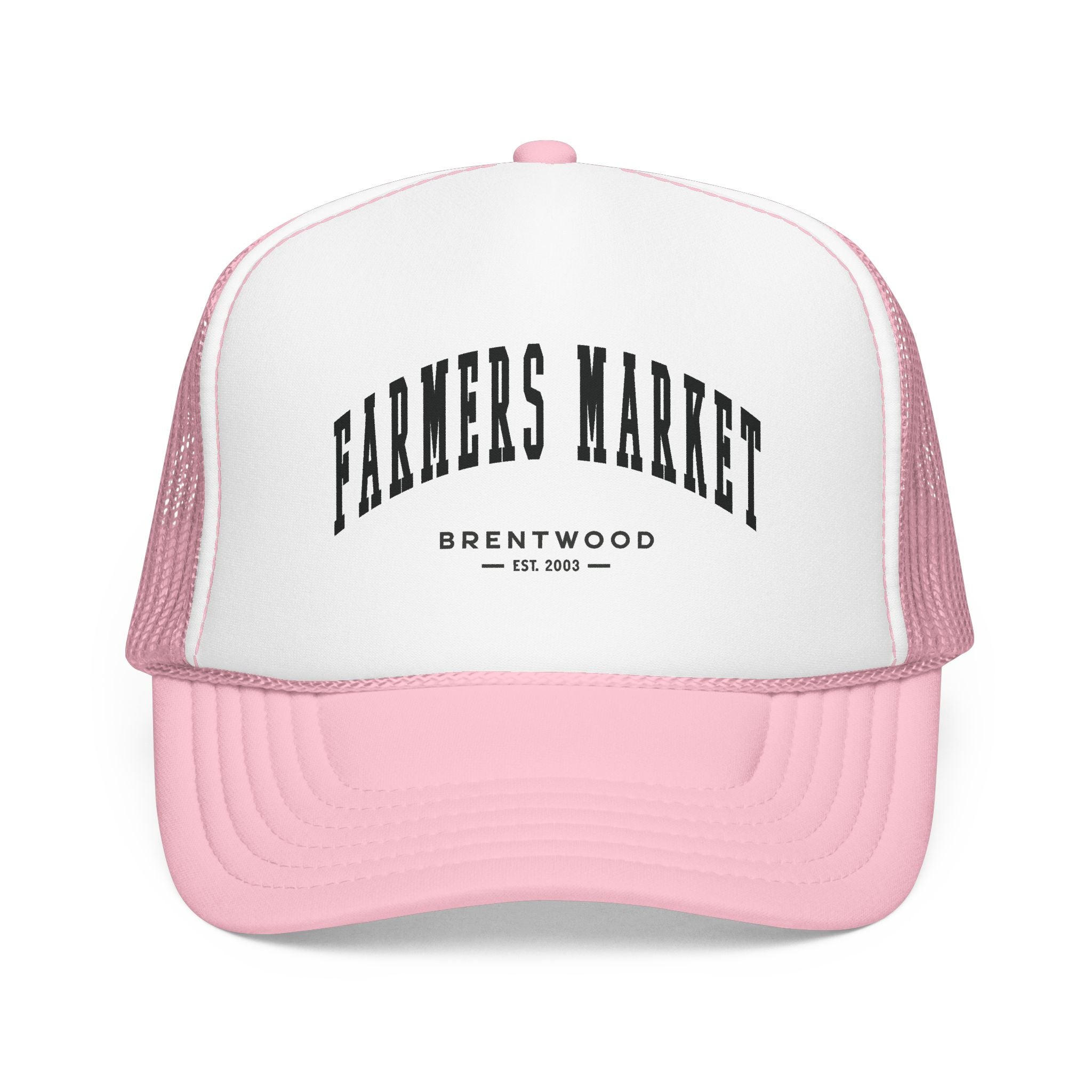 Brentwood Farmers Market Trucker Hat (Small City Text)