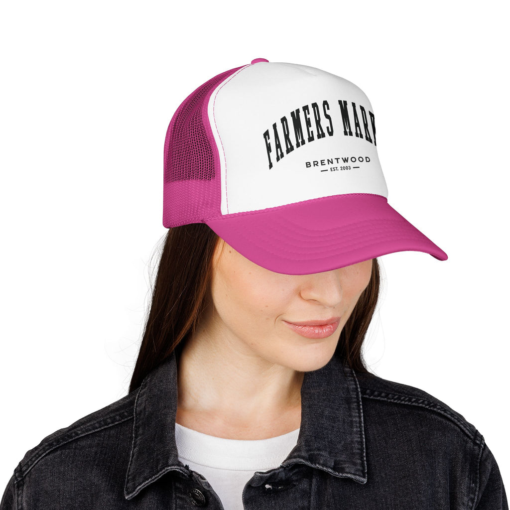 Brentwood Farmers Market Trucker Hat (Small City Text)