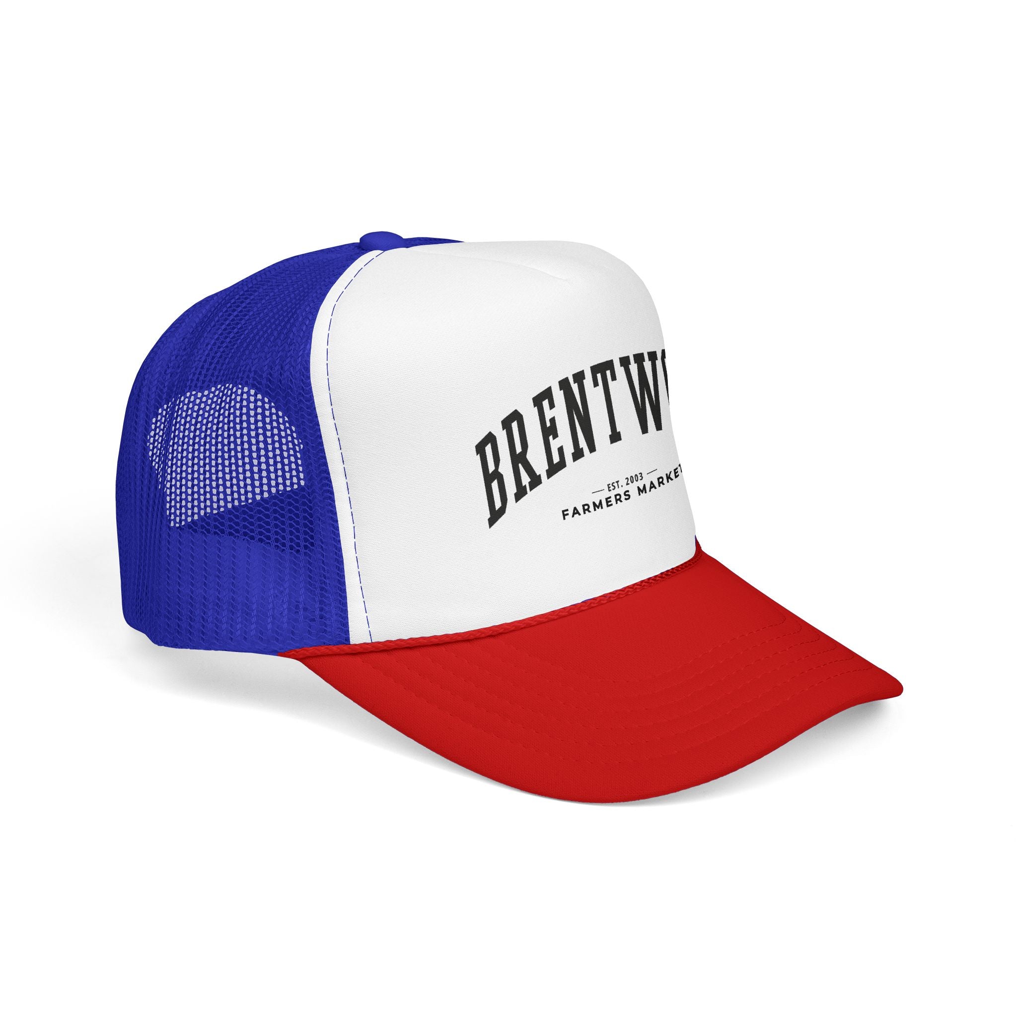 Brentwood Farmers Market Trucker Hat (Large City Text)