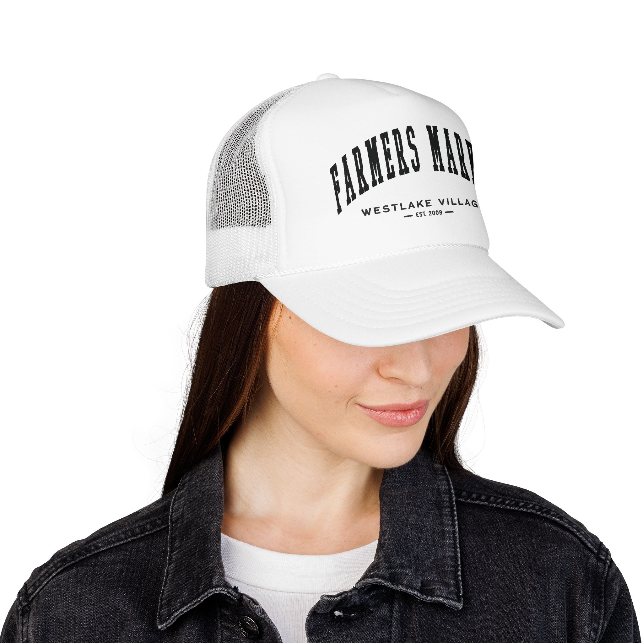 Westlake Village Market Trucker Hat (Small City Text)