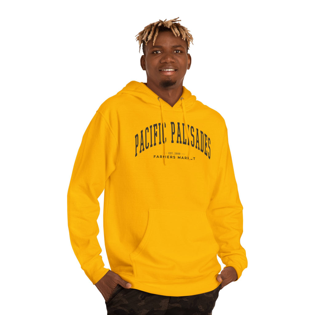Pacific Palisades Farmers Market Collegiate Hoodie (Large City Text)